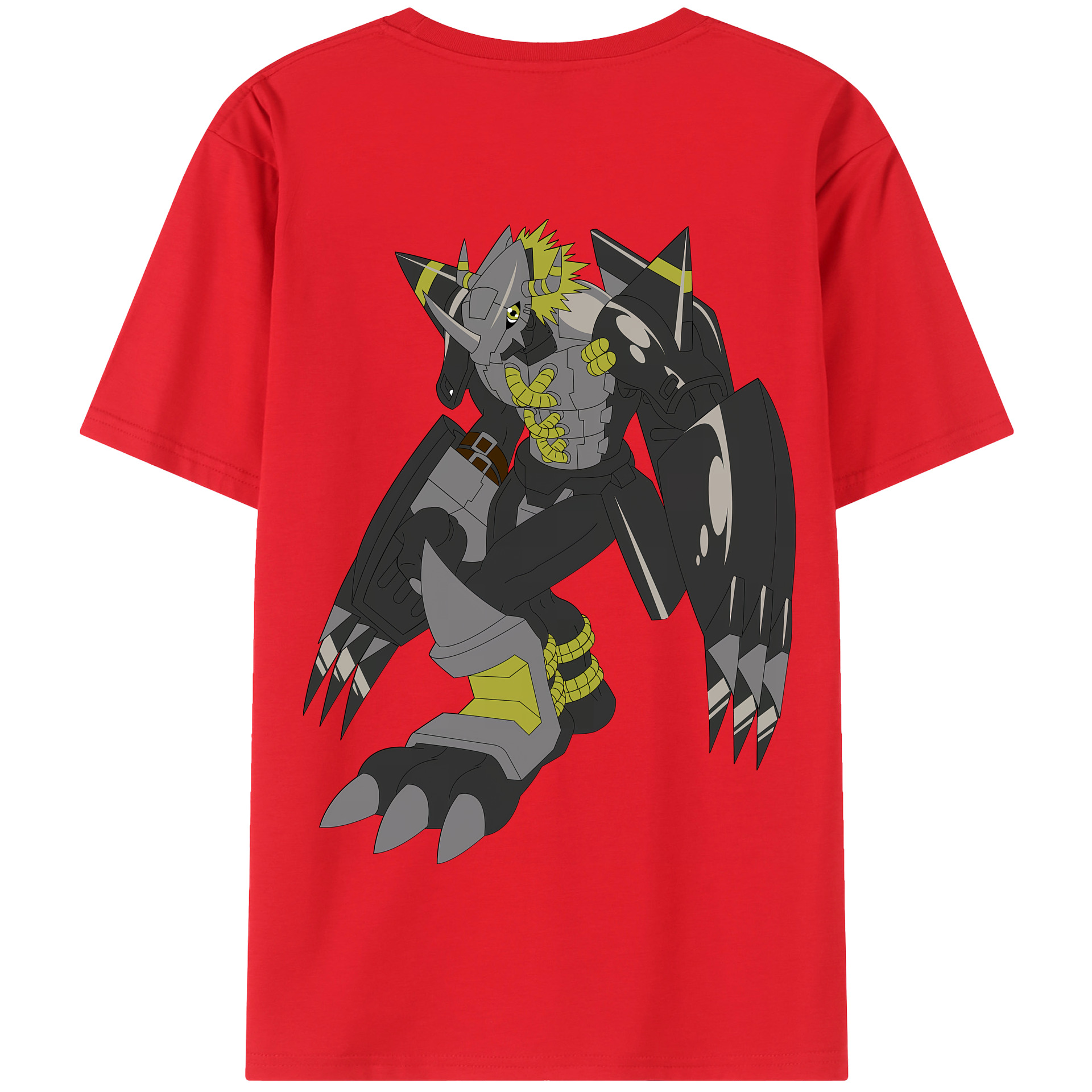 （画像用） Digimon デジタルモンスター/デジモン 綿100％半袖Tシャツ（背面プリント）