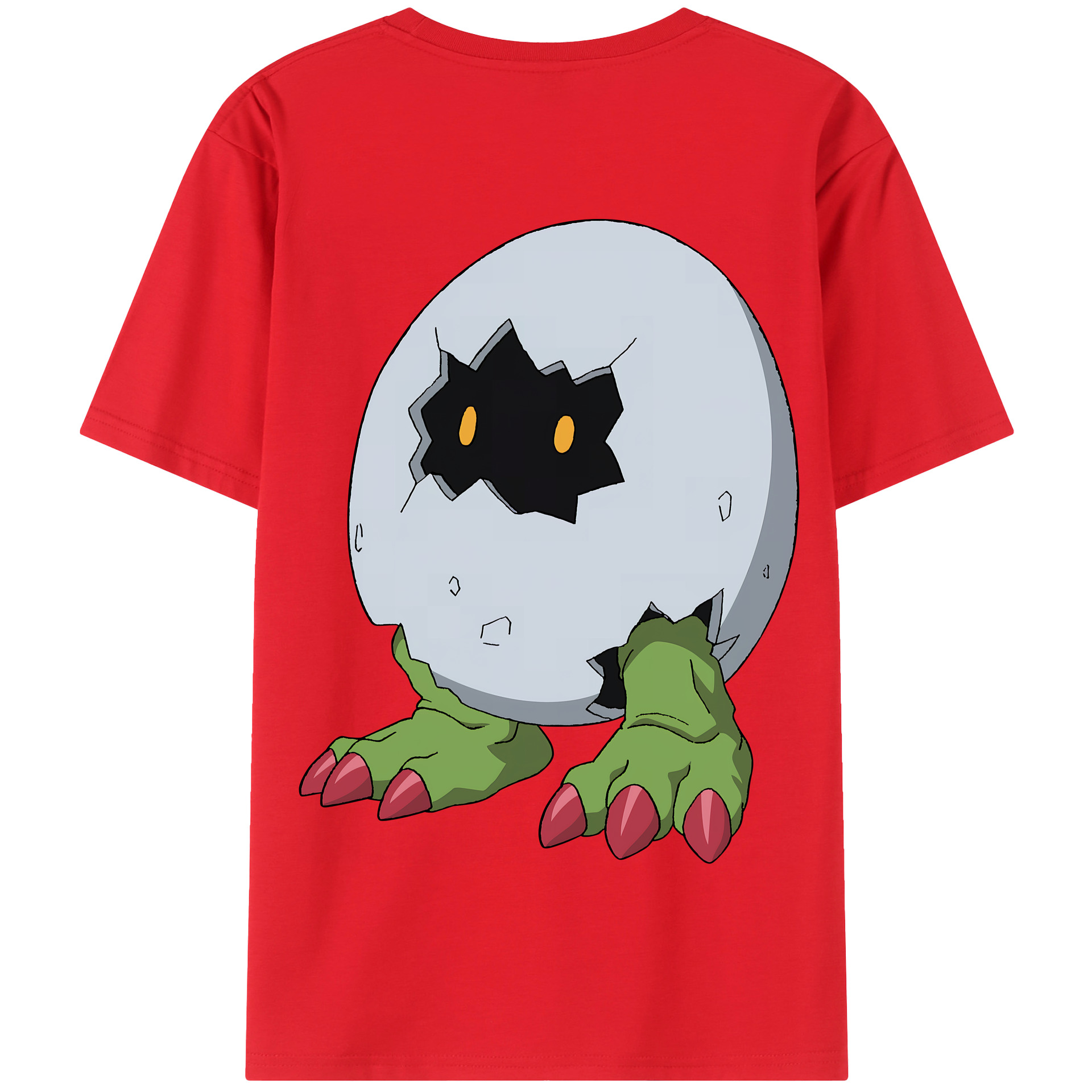 （画像用） Digimon デジタルモンスター/デジモン 綿100％半袖Tシャツ（背面プリント）
