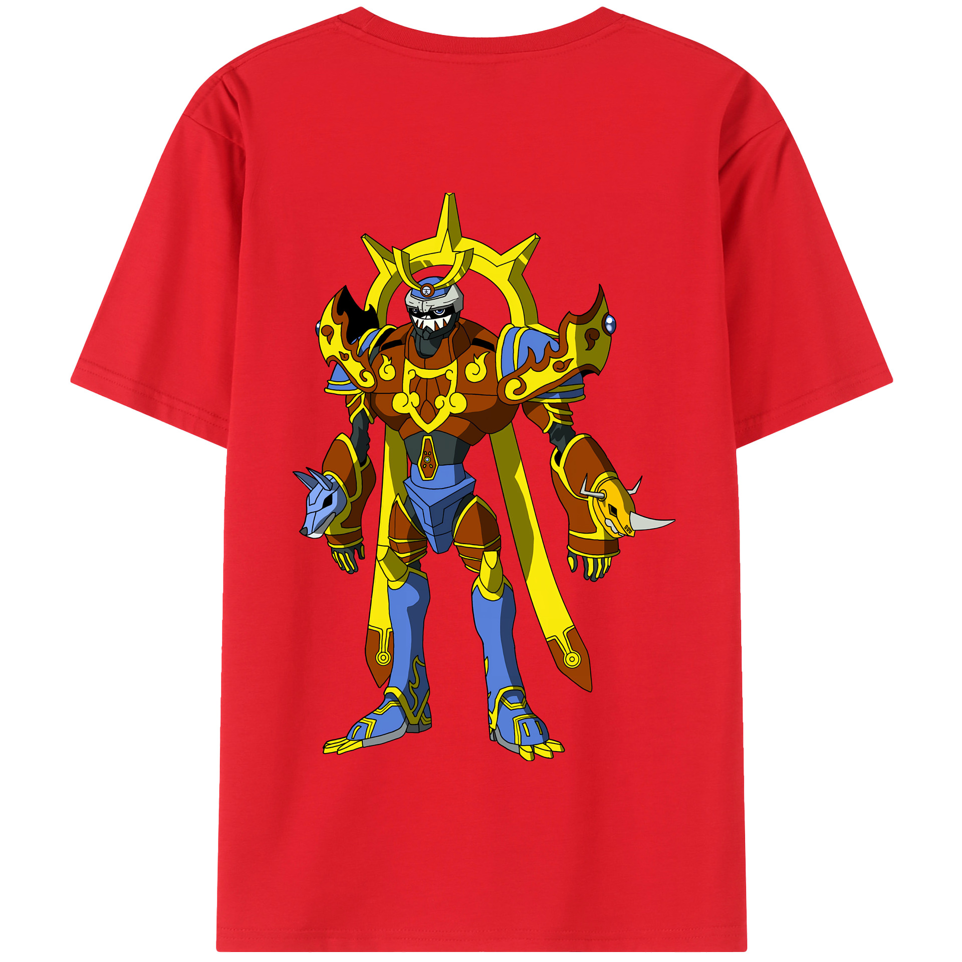 （画像用） Digimon デジタルモンスター/デジモン 綿100％半袖Tシャツ（背面プリント）