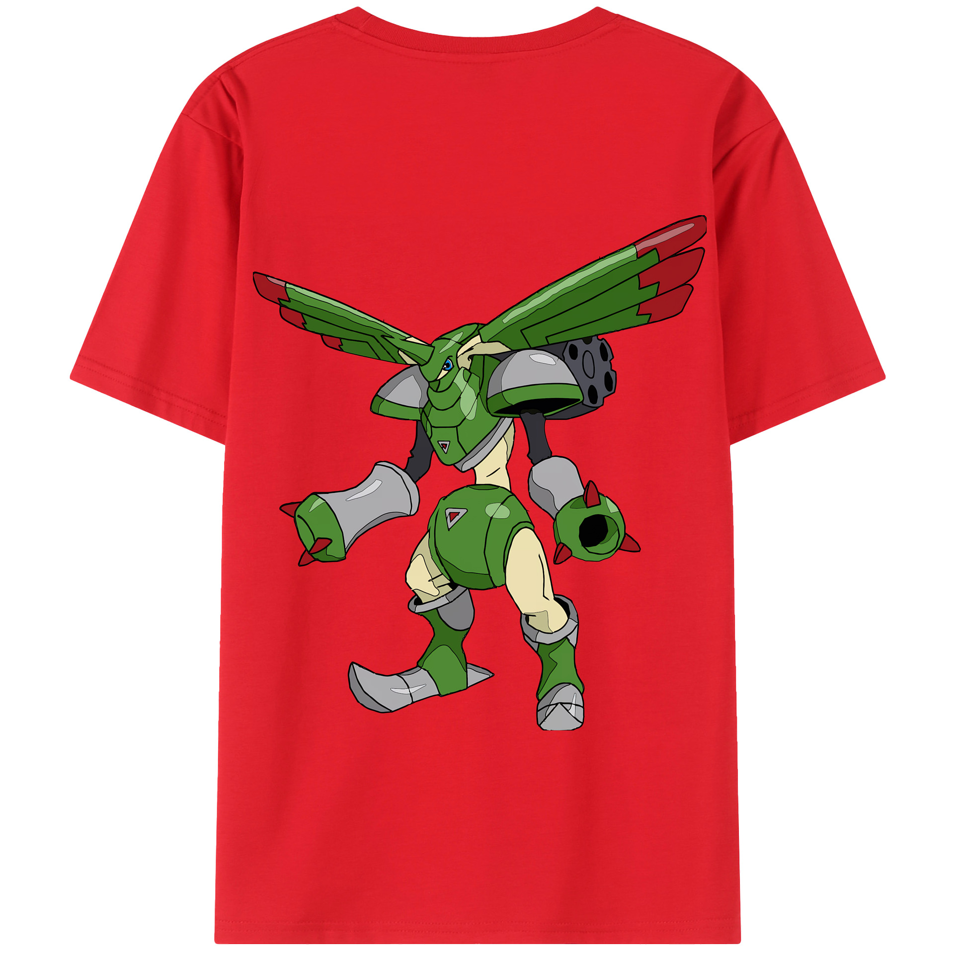 （画像用） Digimon デジタルモンスター/デジモン 綿100％半袖Tシャツ（背面プリント）