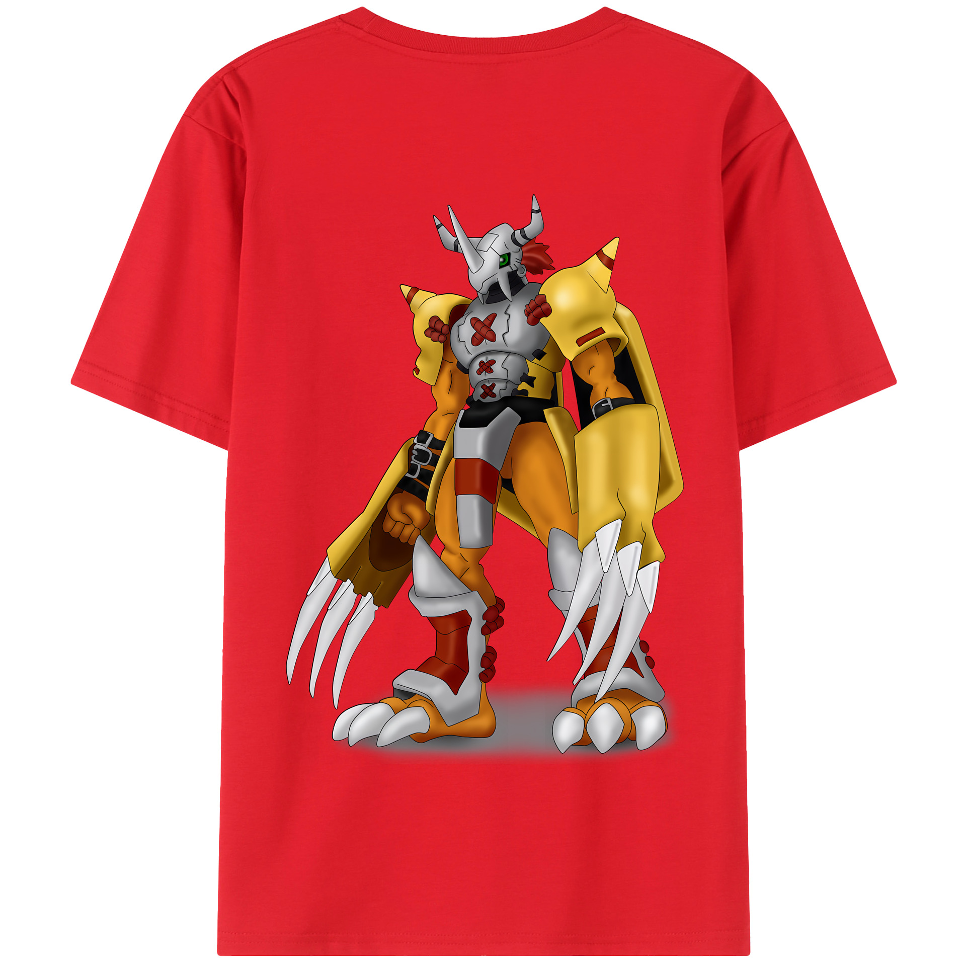 （画像用） Digimon デジタルモンスター/デジモン 綿100％半袖Tシャツ（背面プリント）