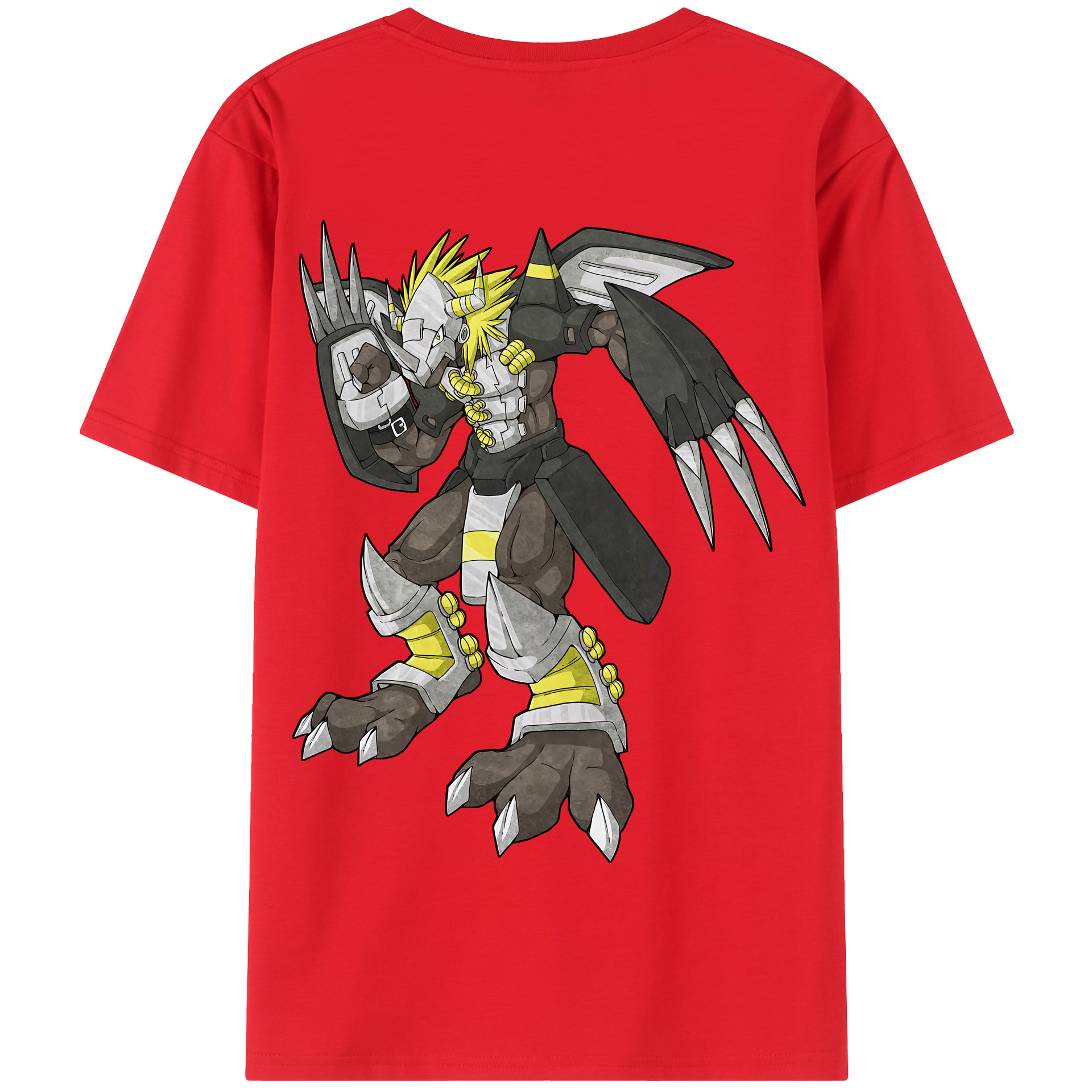 （画像用） Digimon デジタルモンスター/デジモン 綿100％半袖Tシャツ（背面プリント）