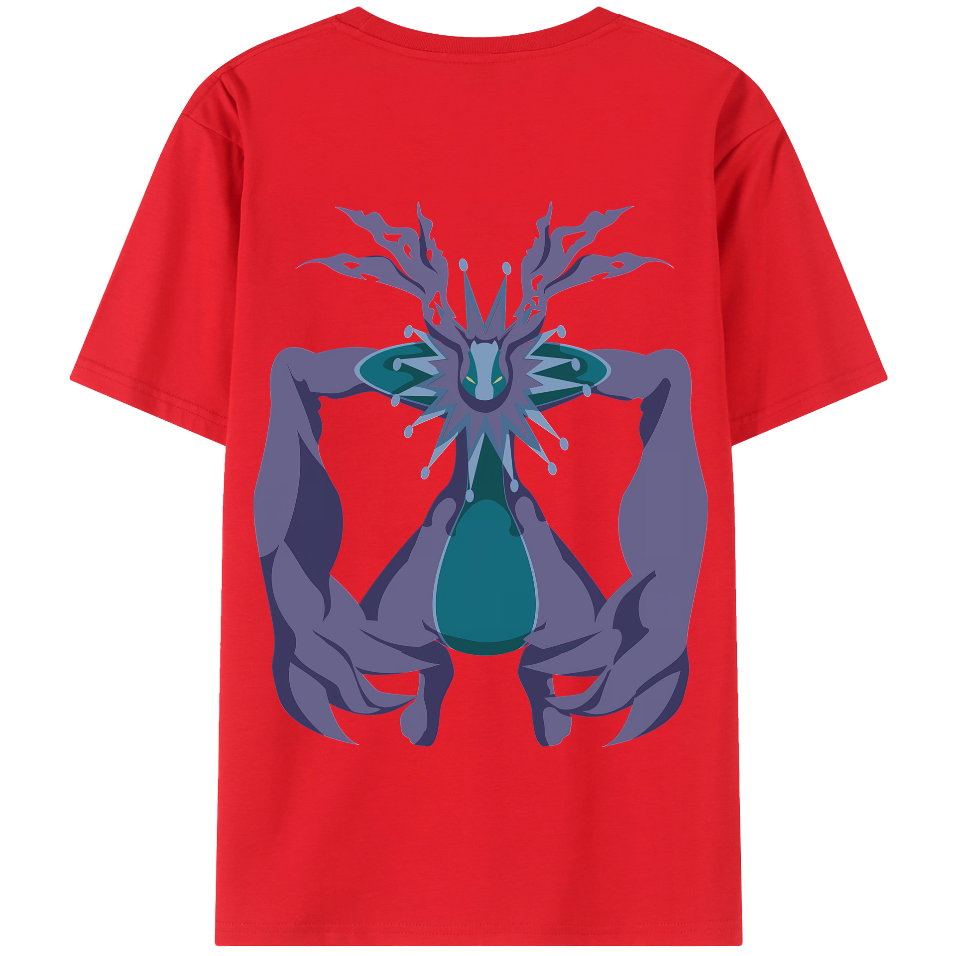（画像用） Digimon デジタルモンスター/デジモン 綿100％半袖Tシャツ（背面プリント）