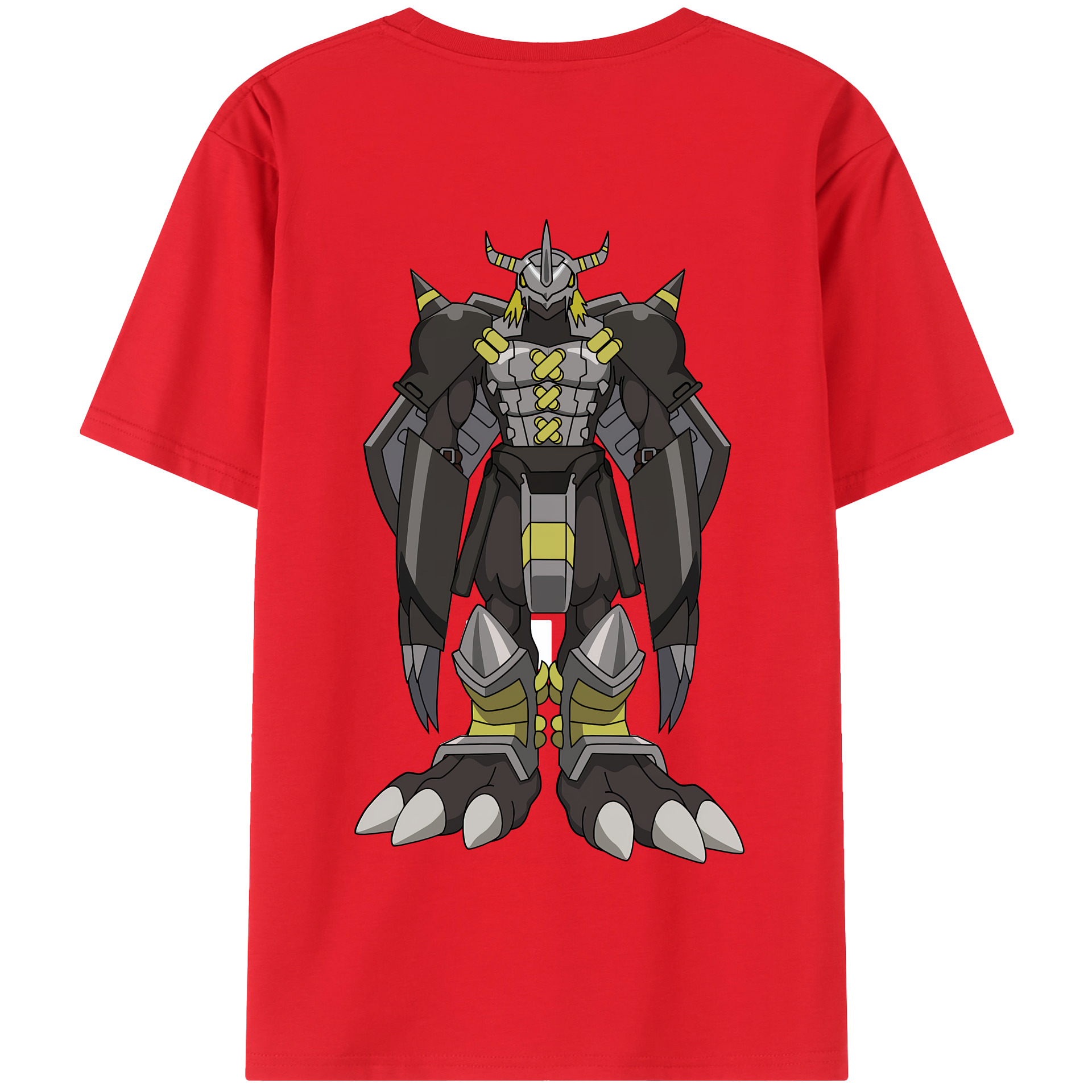 （画像用） Digimon デジタルモンスター/デジモン 綿100％半袖Tシャツ（背面プリント）