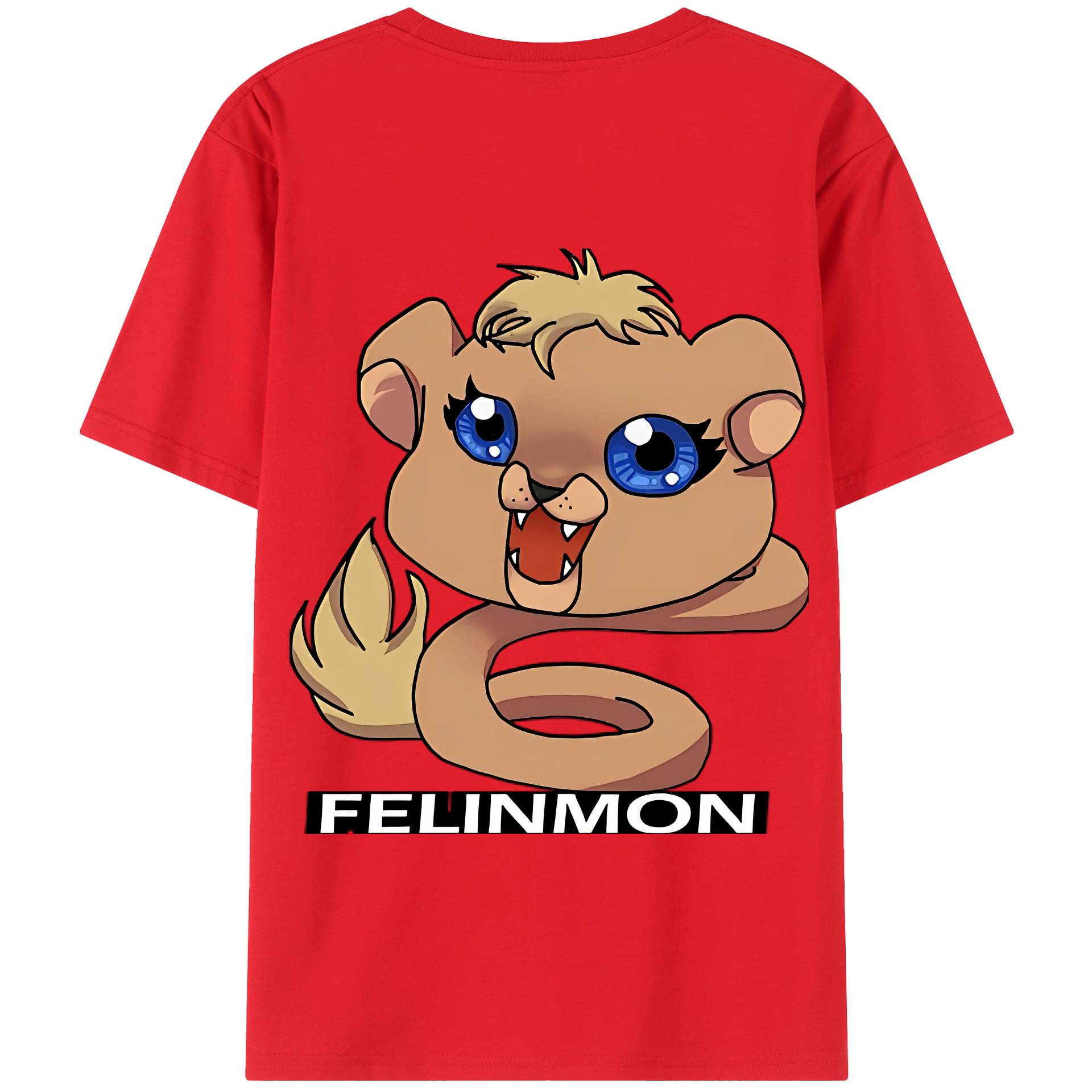 （画像用） Digimon デジタルモンスター/デジモン 綿100％半袖Tシャツ（背面プリント）