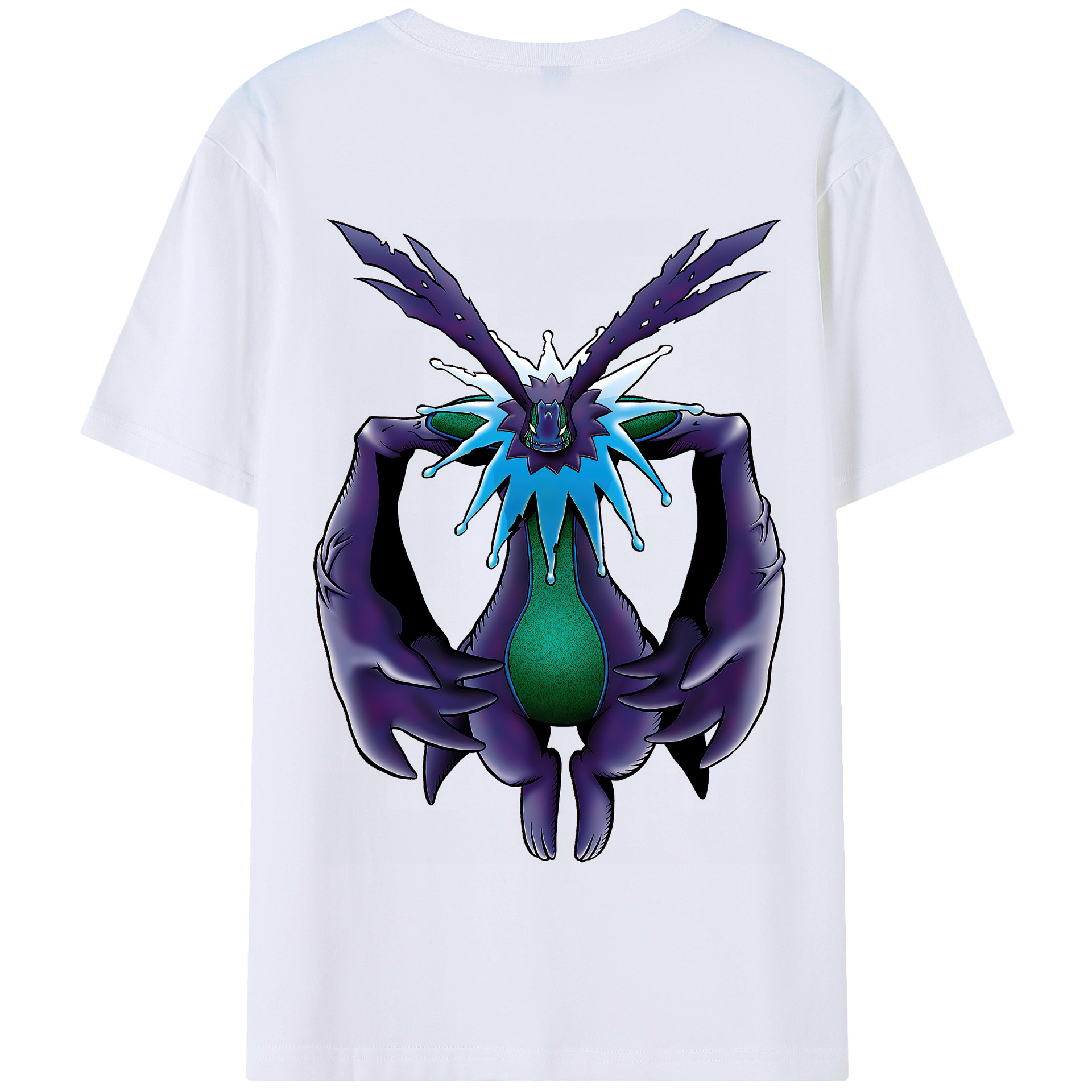 （画像用） Digimon デジタルモンスター/デジモン 綿100％半袖Tシャツ（背面プリント）