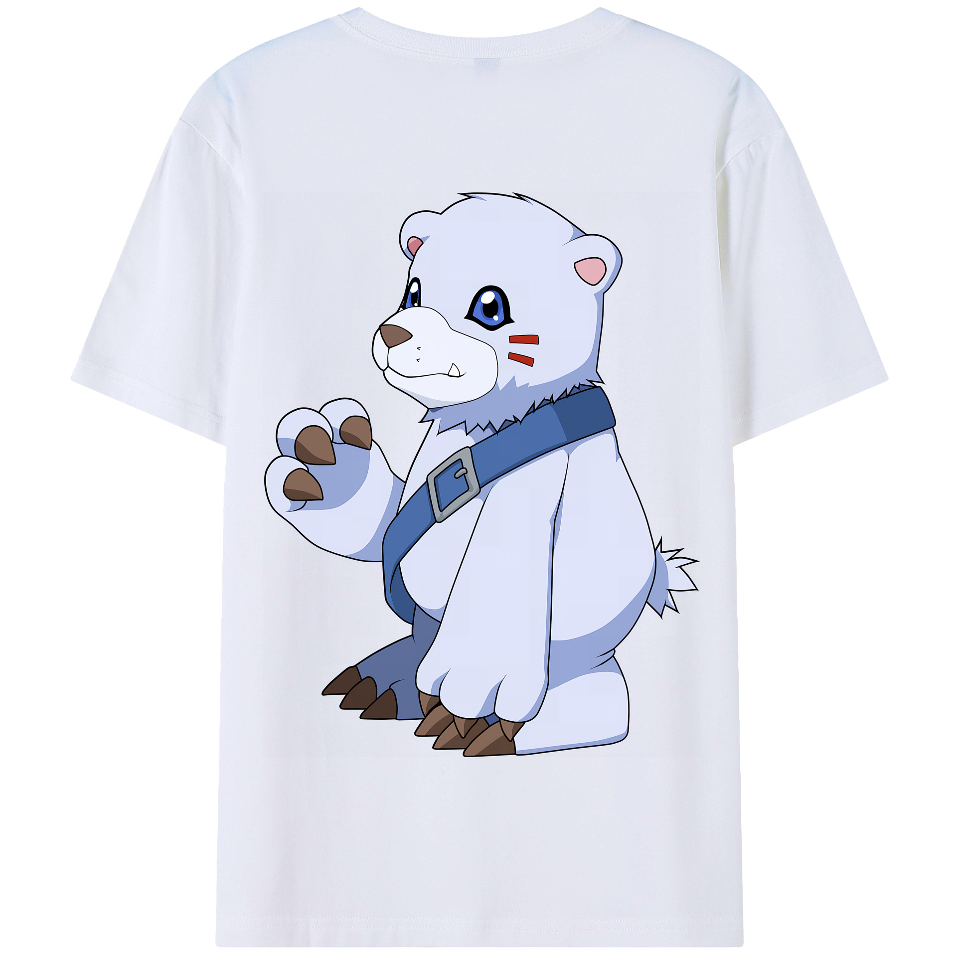 （画像用） Digimon デジタルモンスター/デジモン 綿100％半袖Tシャツ（背面プリント）