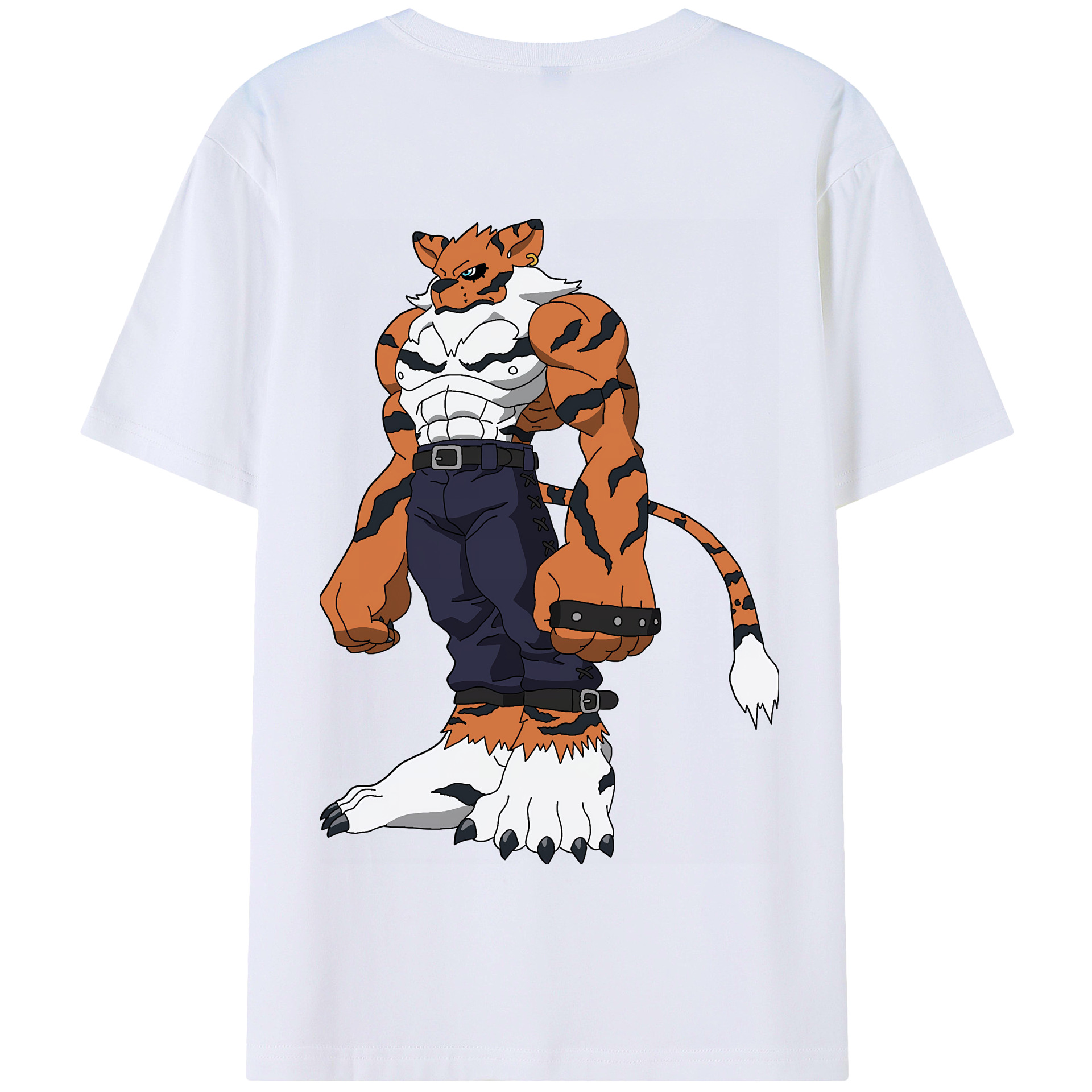 （画像用） Digimon デジタルモンスター/デジモン 綿100％半袖Tシャツ（背面プリント）