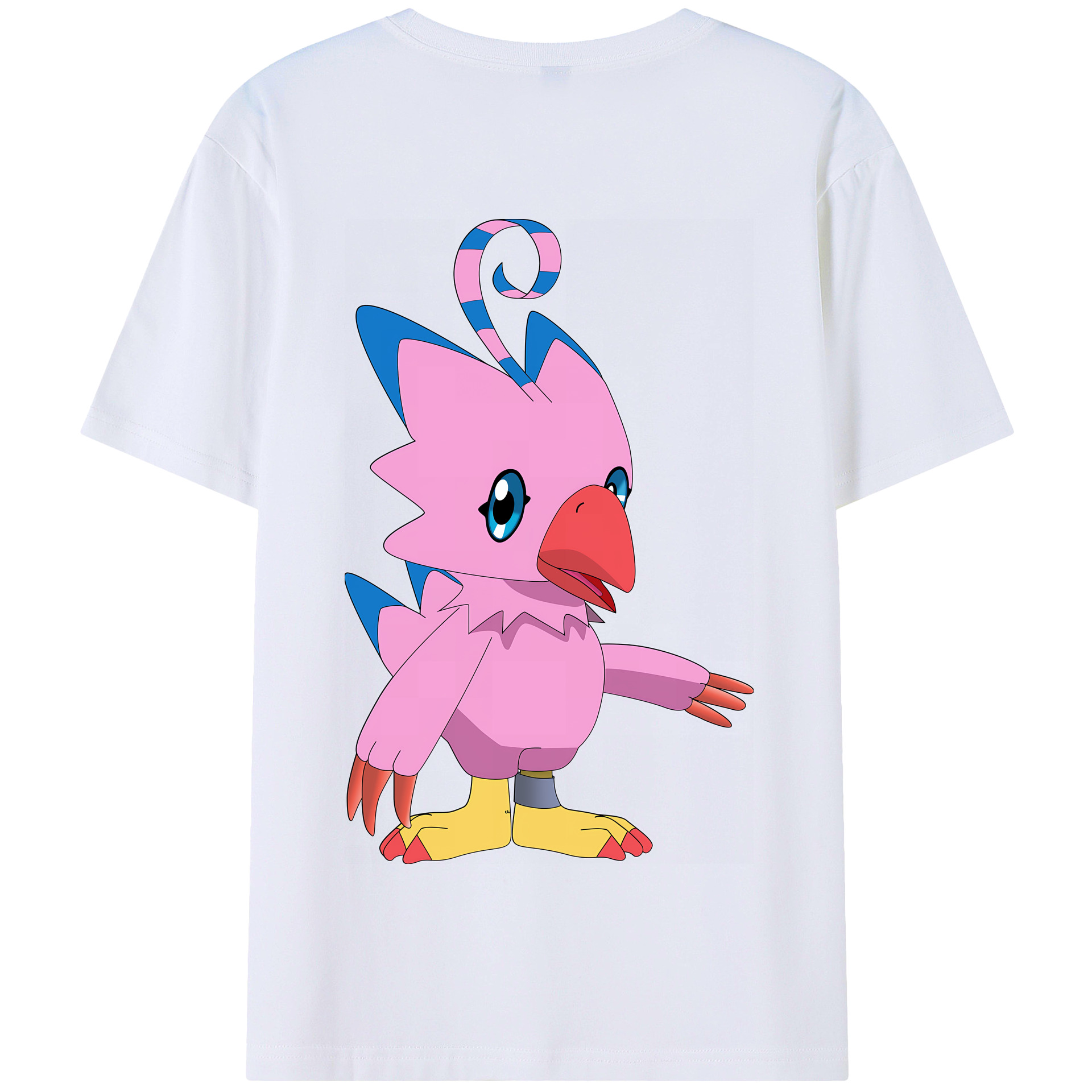 （画像用） Digimon デジタルモンスター/デジモン 綿100％半袖Tシャツ（背面プリント）
