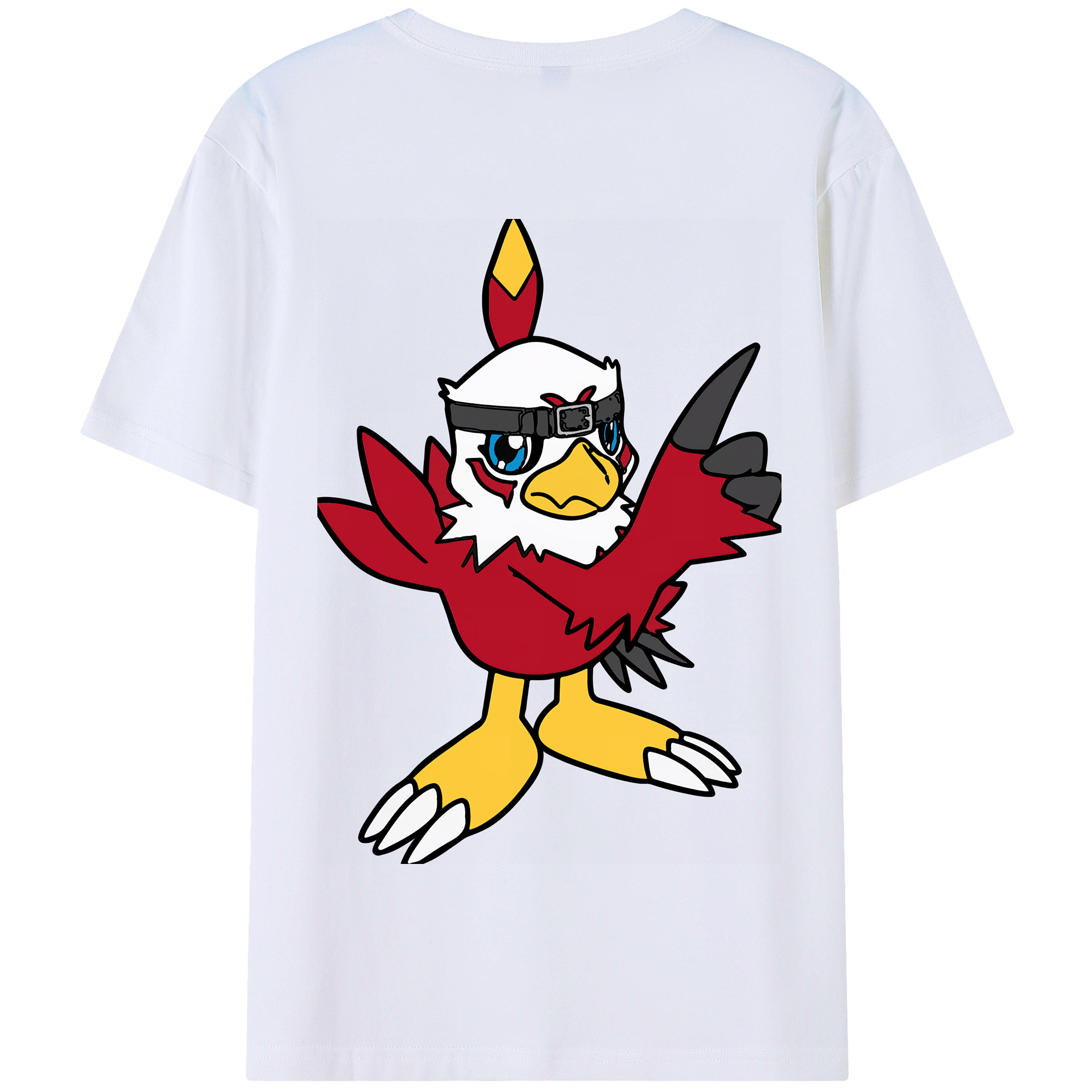（画像用） Digimon デジタルモンスター/デジモン 綿100％半袖Tシャツ（背面プリント）