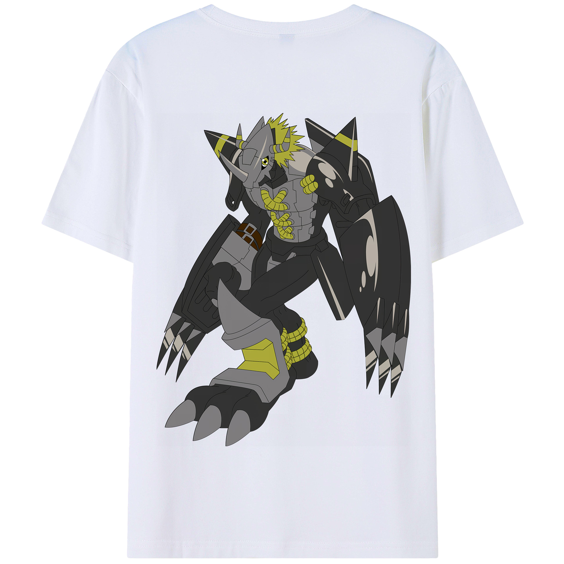 （画像用） Digimon デジタルモンスター/デジモン 綿100％半袖Tシャツ（背面プリント）