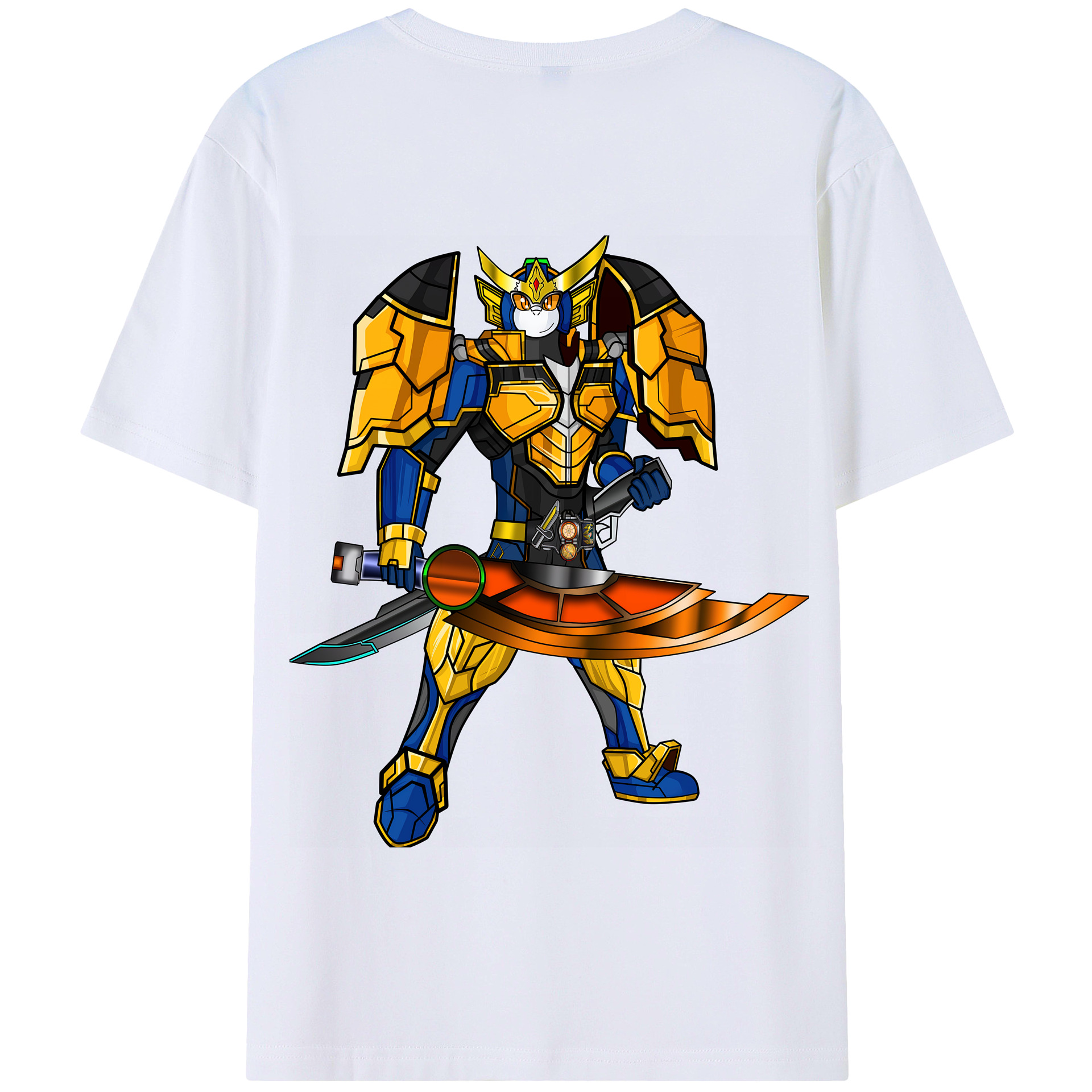 （画像用） Digimon デジタルモンスター/デジモン 綿100％半袖Tシャツ（背面プリント）