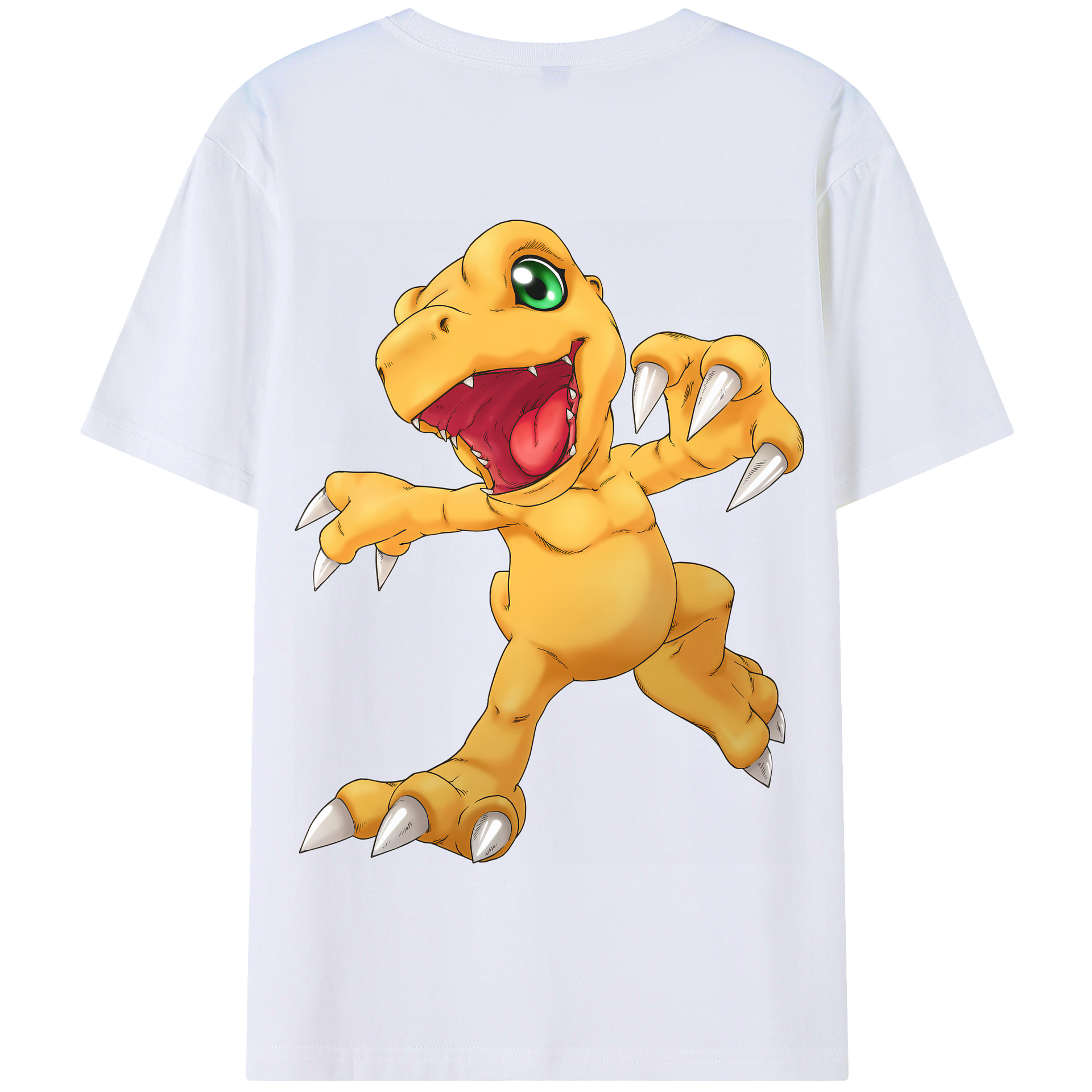 （画像用） Digimon デジタルモンスター/デジモン 綿100％半袖Tシャツ（背面プリント）
