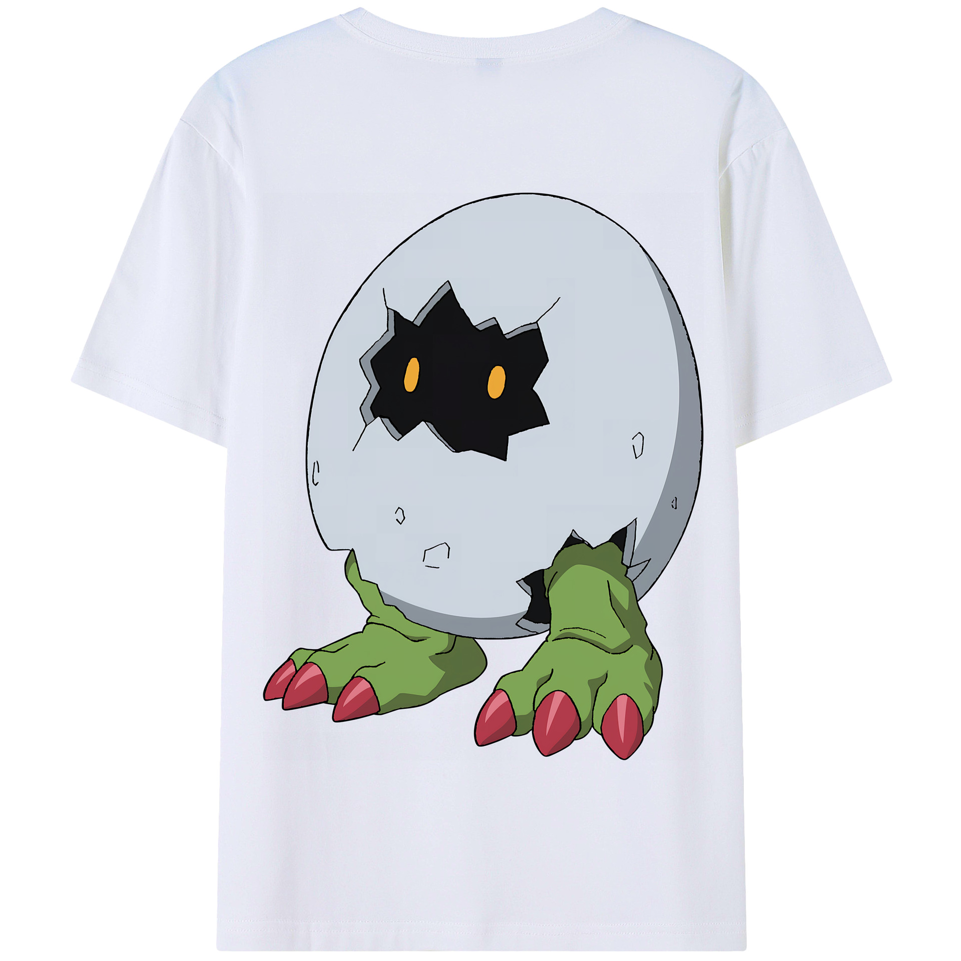 （画像用） Digimon デジタルモンスター/デジモン 綿100％半袖Tシャツ（背面プリント）