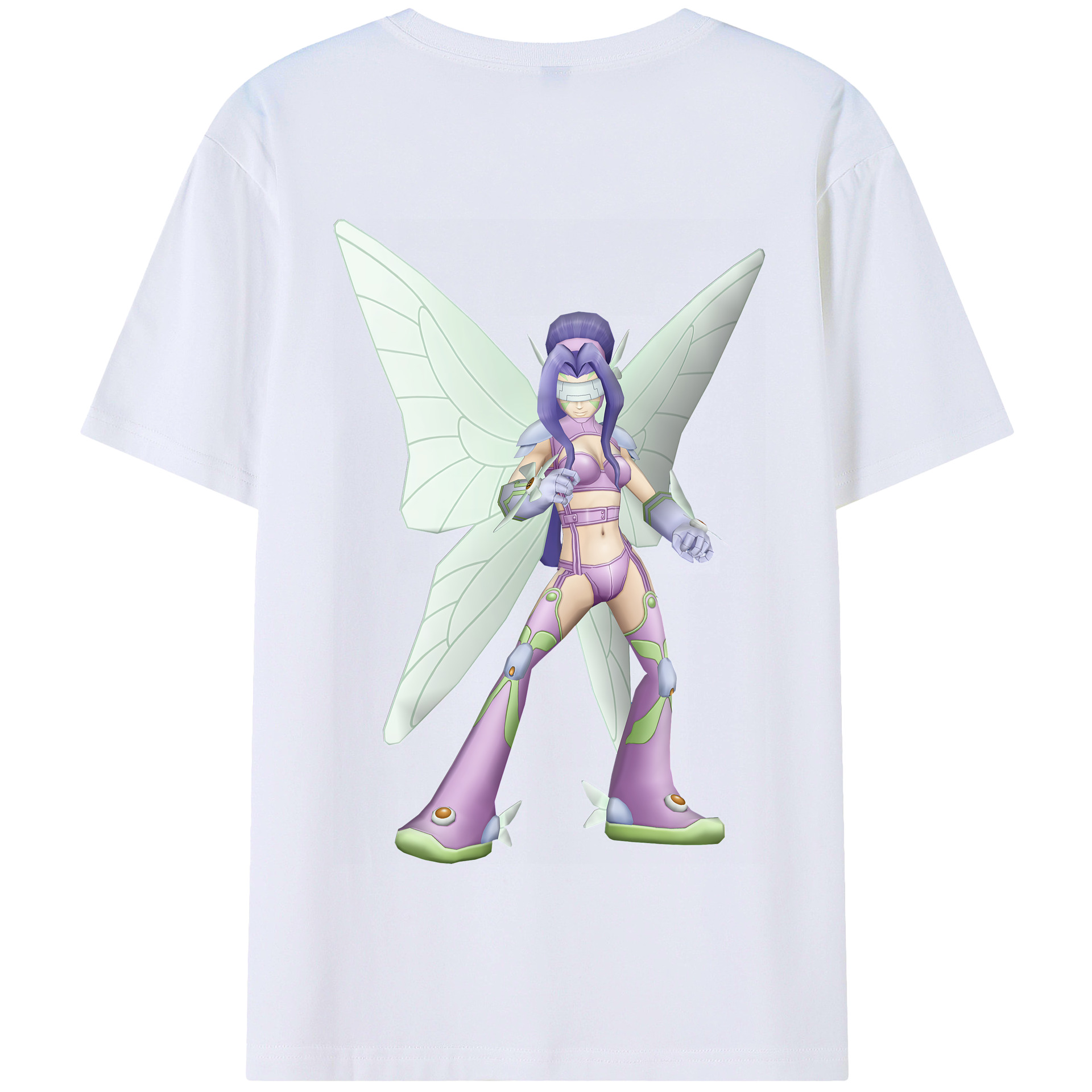 （画像用） Digimon デジタルモンスター/デジモン 綿100％半袖Tシャツ（背面プリント）