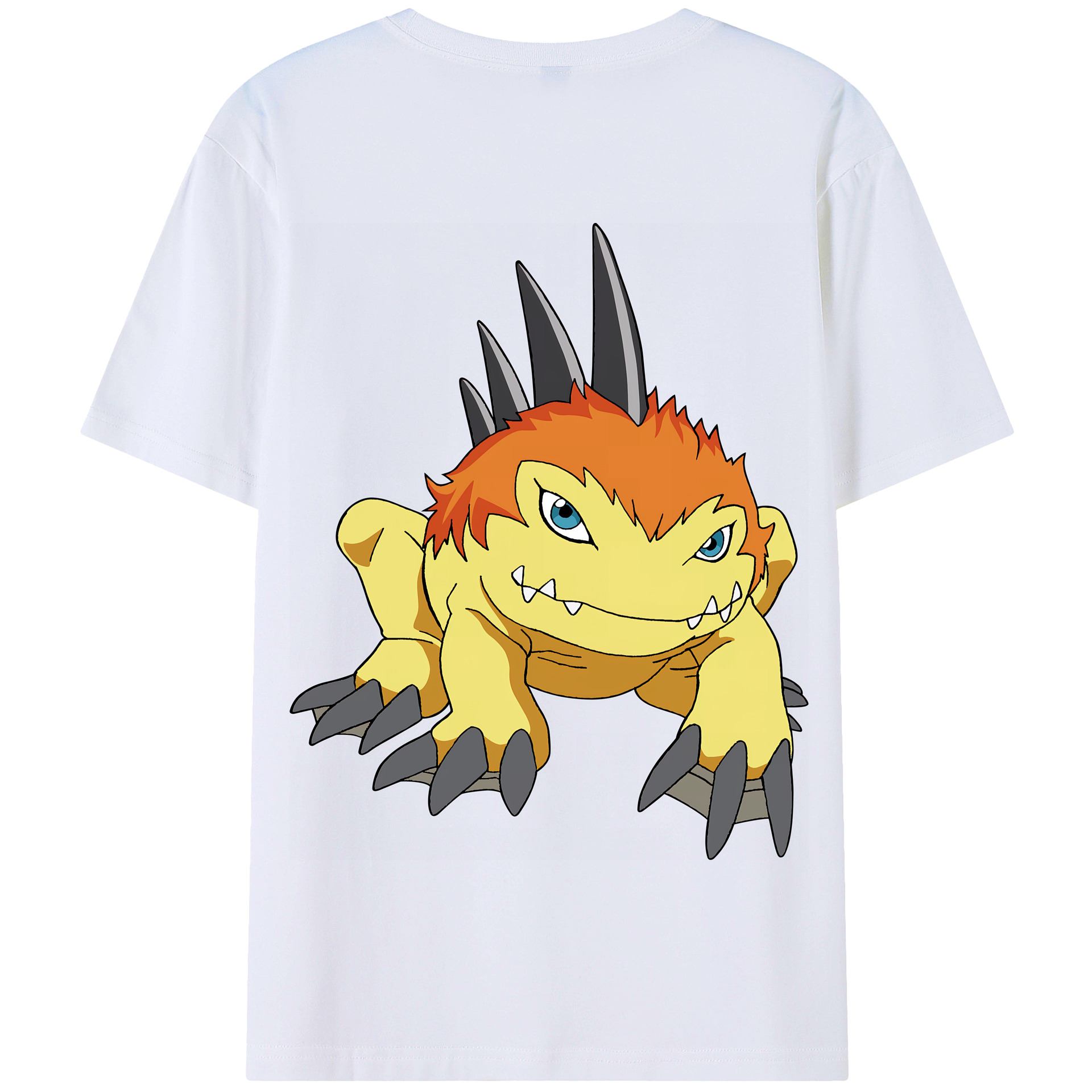 （画像用） Digimon デジタルモンスター/デジモン 綿100％半袖Tシャツ（背面プリント）