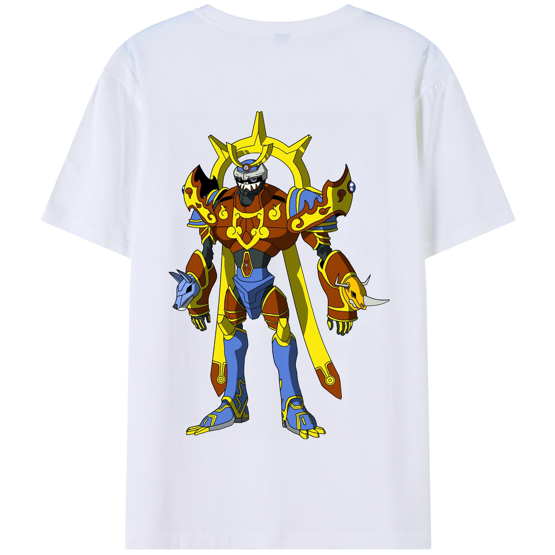（画像用） Digimon デジタルモンスター/デジモン 綿100％半袖Tシャツ（背面プリント）
