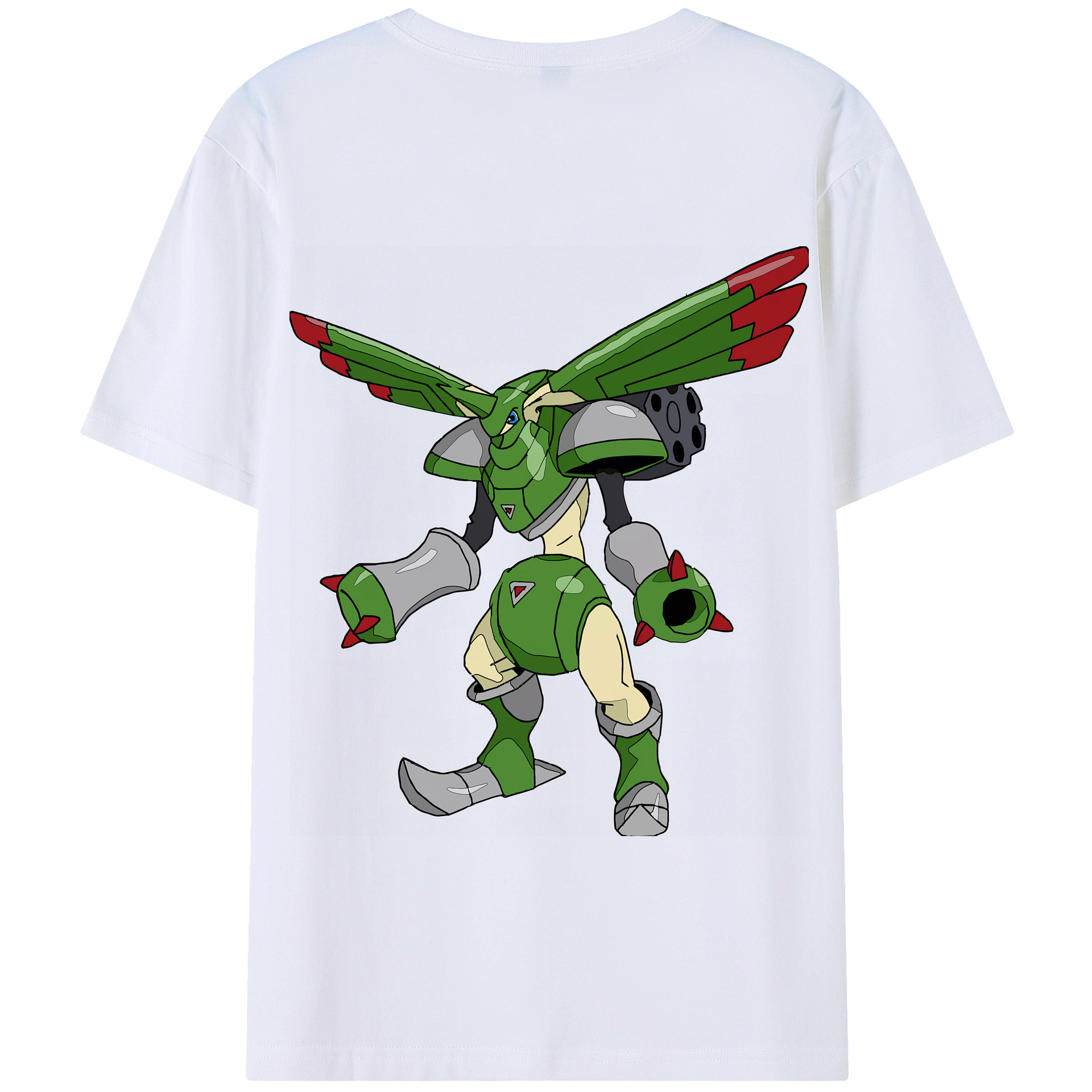 （画像用） Digimon デジタルモンスター/デジモン 綿100％半袖Tシャツ（背面プリント）