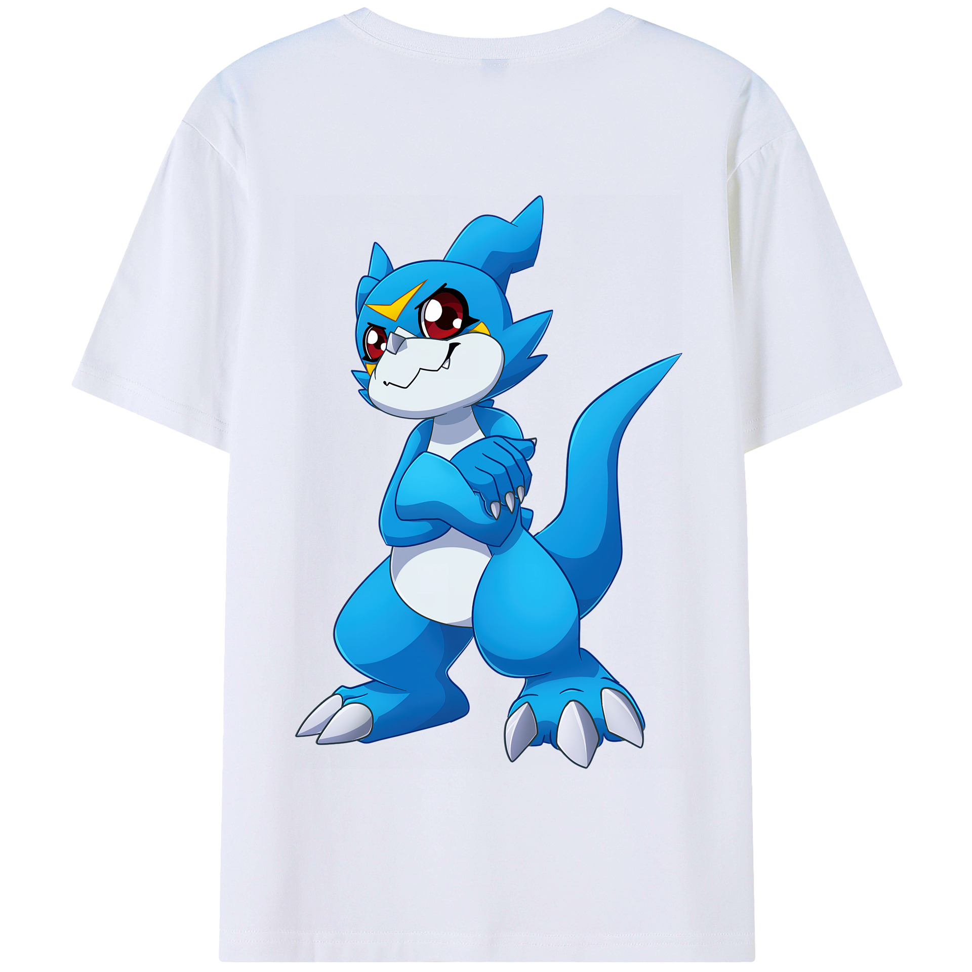 （画像用） Digimon デジタルモンスター/デジモン 綿100％半袖Tシャツ（背面プリント）