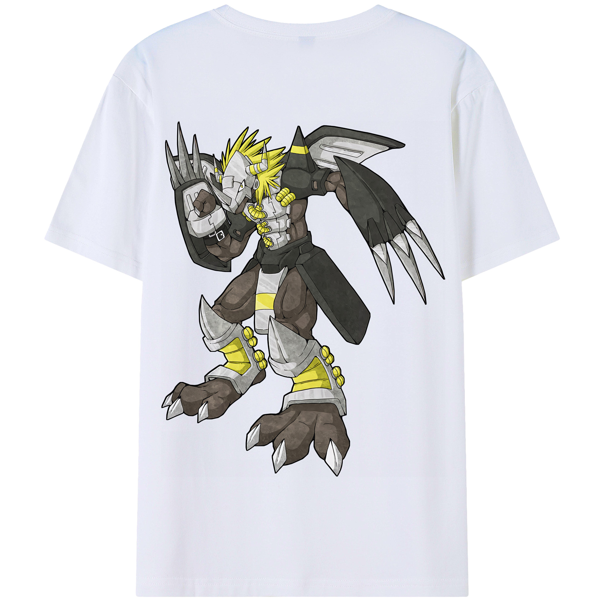 （画像用） Digimon デジタルモンスター/デジモン 綿100％半袖Tシャツ（背面プリント）