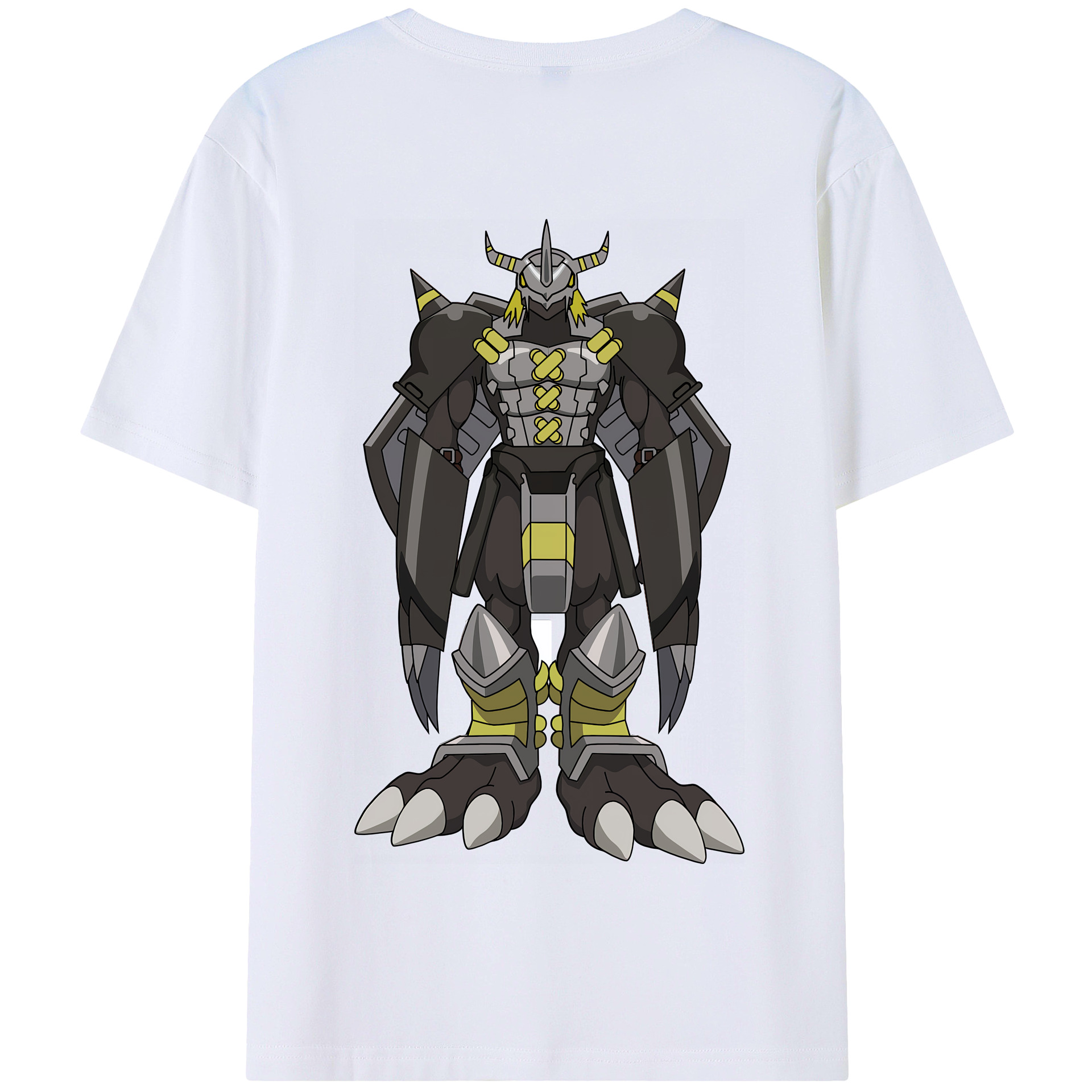 （画像用） Digimon デジタルモンスター/デジモン 綿100％半袖Tシャツ（背面プリント）