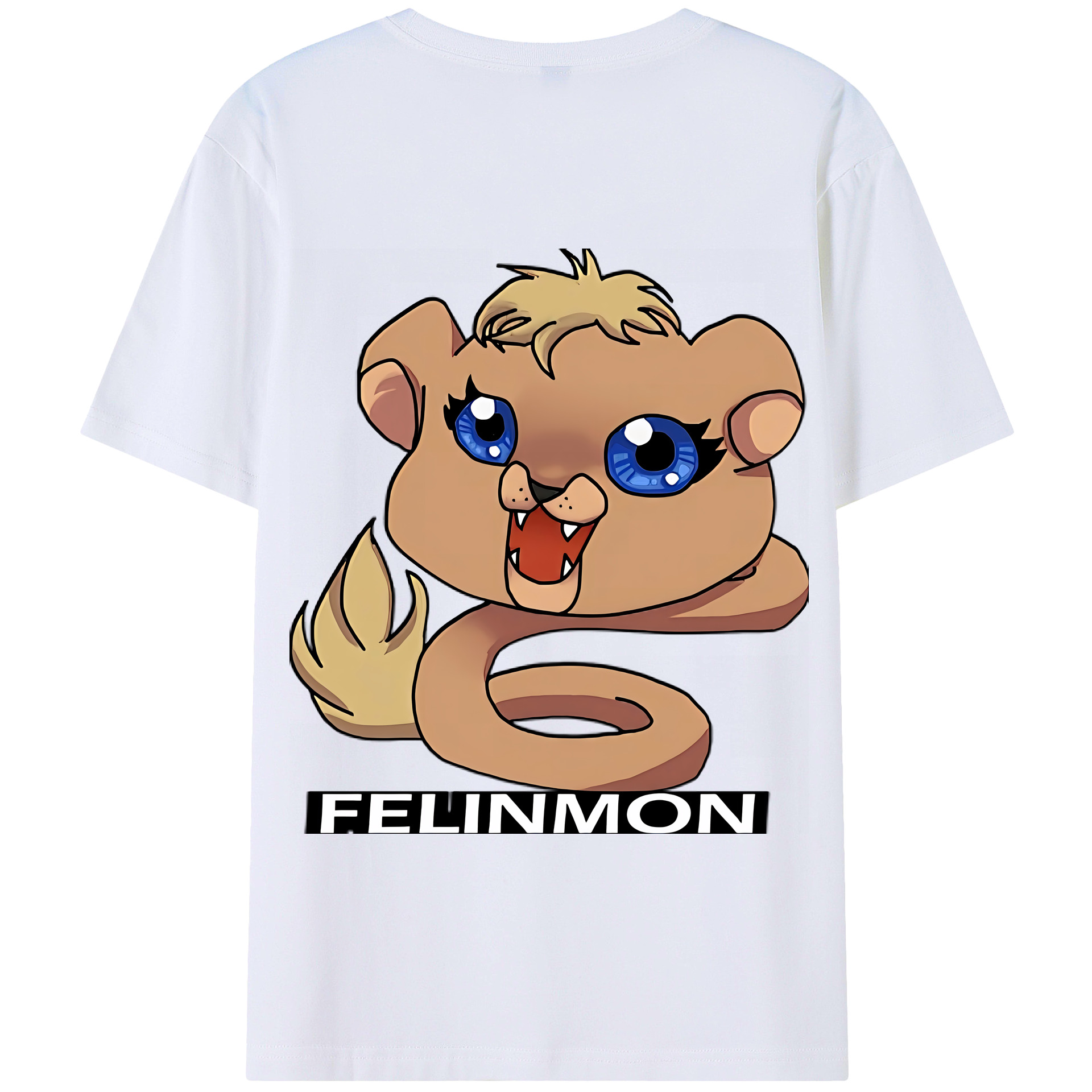 （画像用） Digimon デジタルモンスター/デジモン 綿100％半袖Tシャツ（背面プリント）