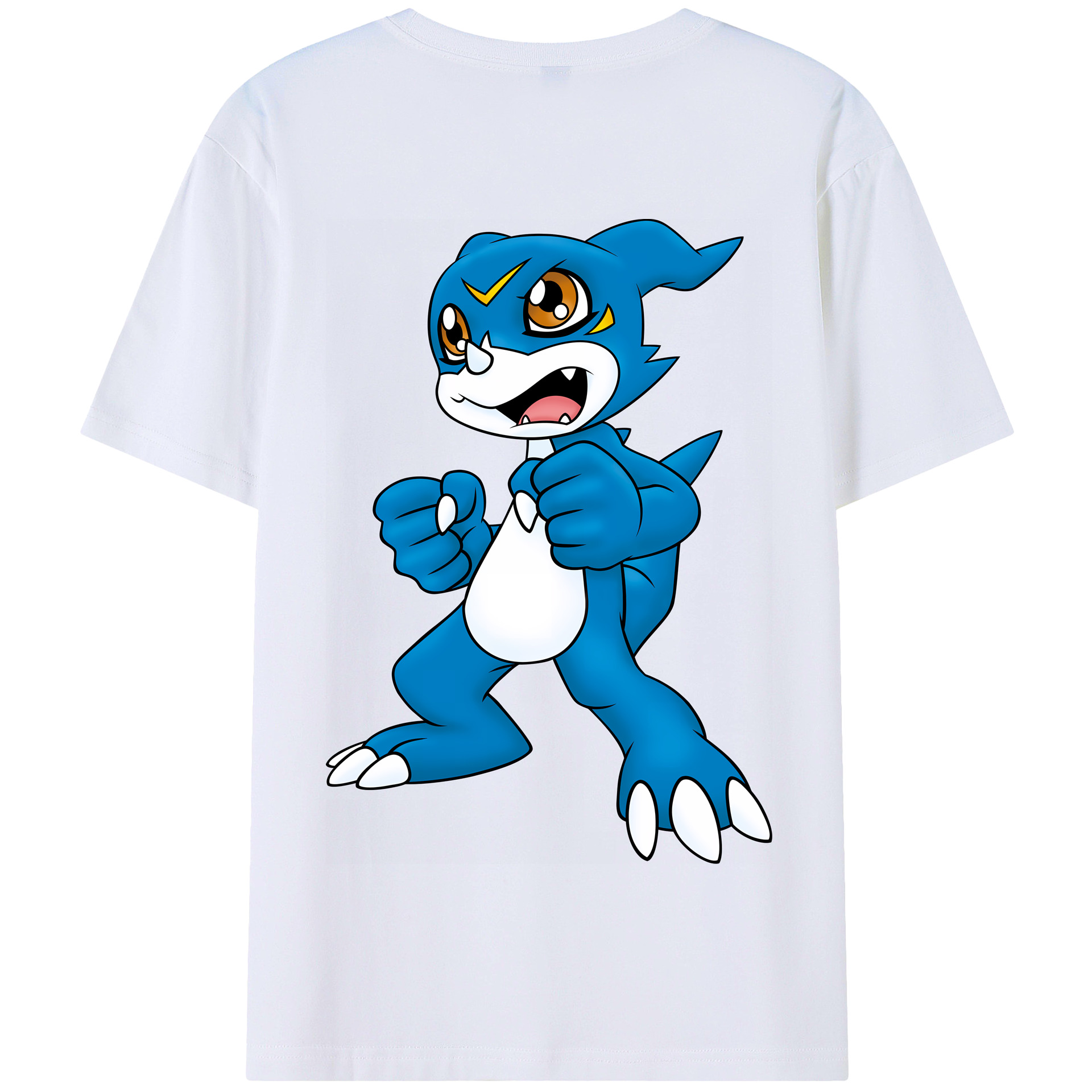 （画像用） Digimon デジタルモンスター/デジモン 綿100％半袖Tシャツ（背面プリント）