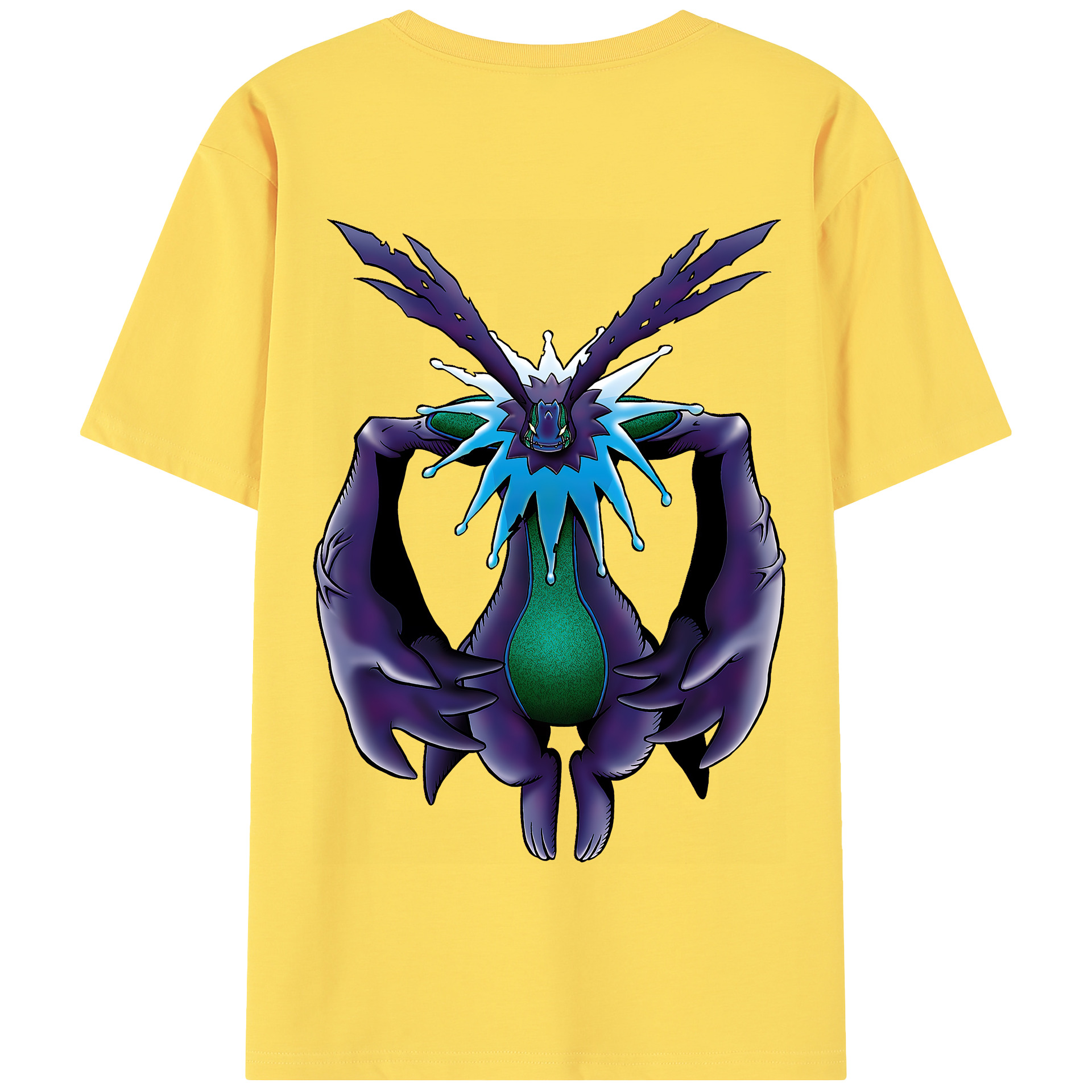 （画像用） Digimon デジタルモンスター/デジモン 綿100％半袖Tシャツ（背面プリント）