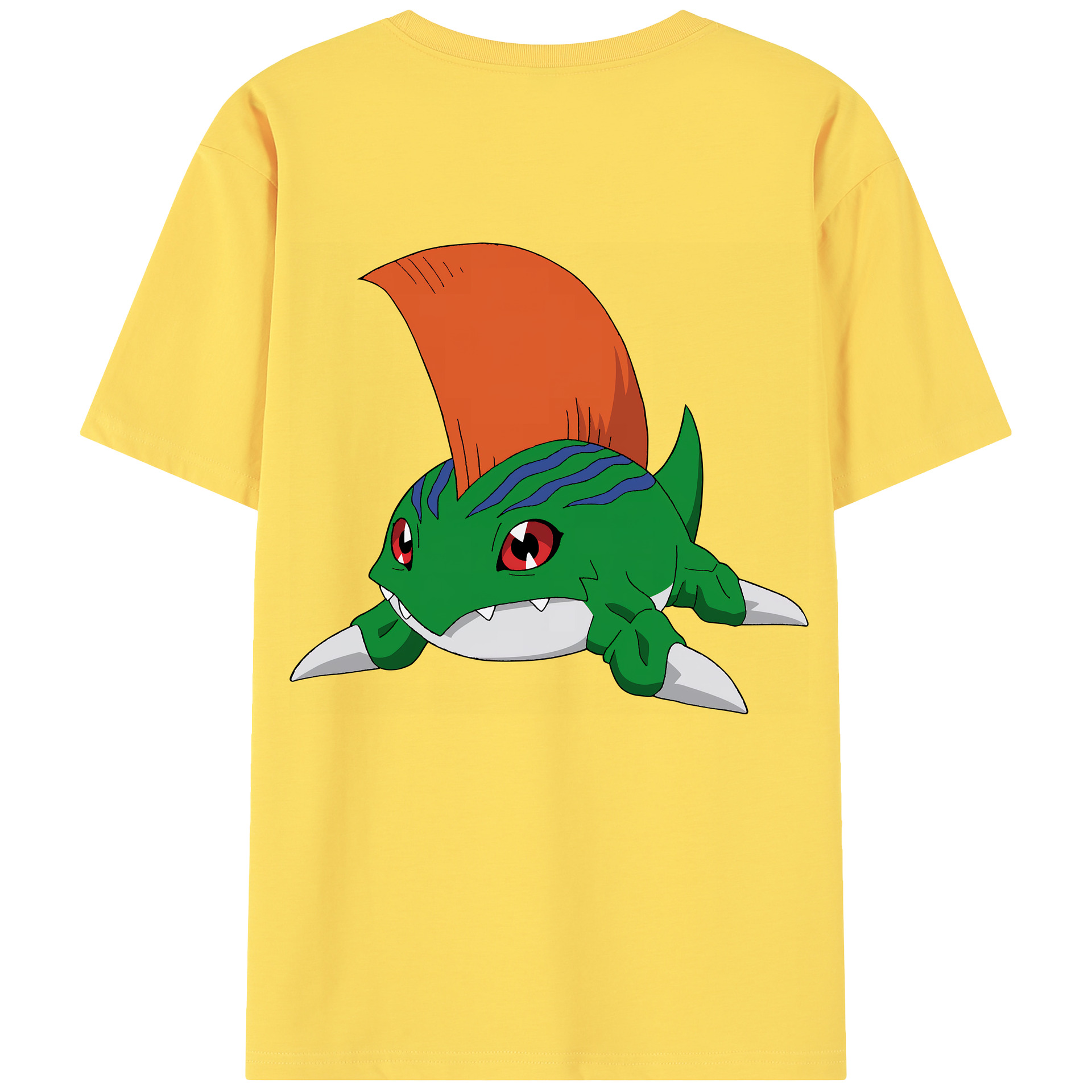 （画像用） Digimon デジタルモンスター/デジモン 綿100％半袖Tシャツ（背面プリント）