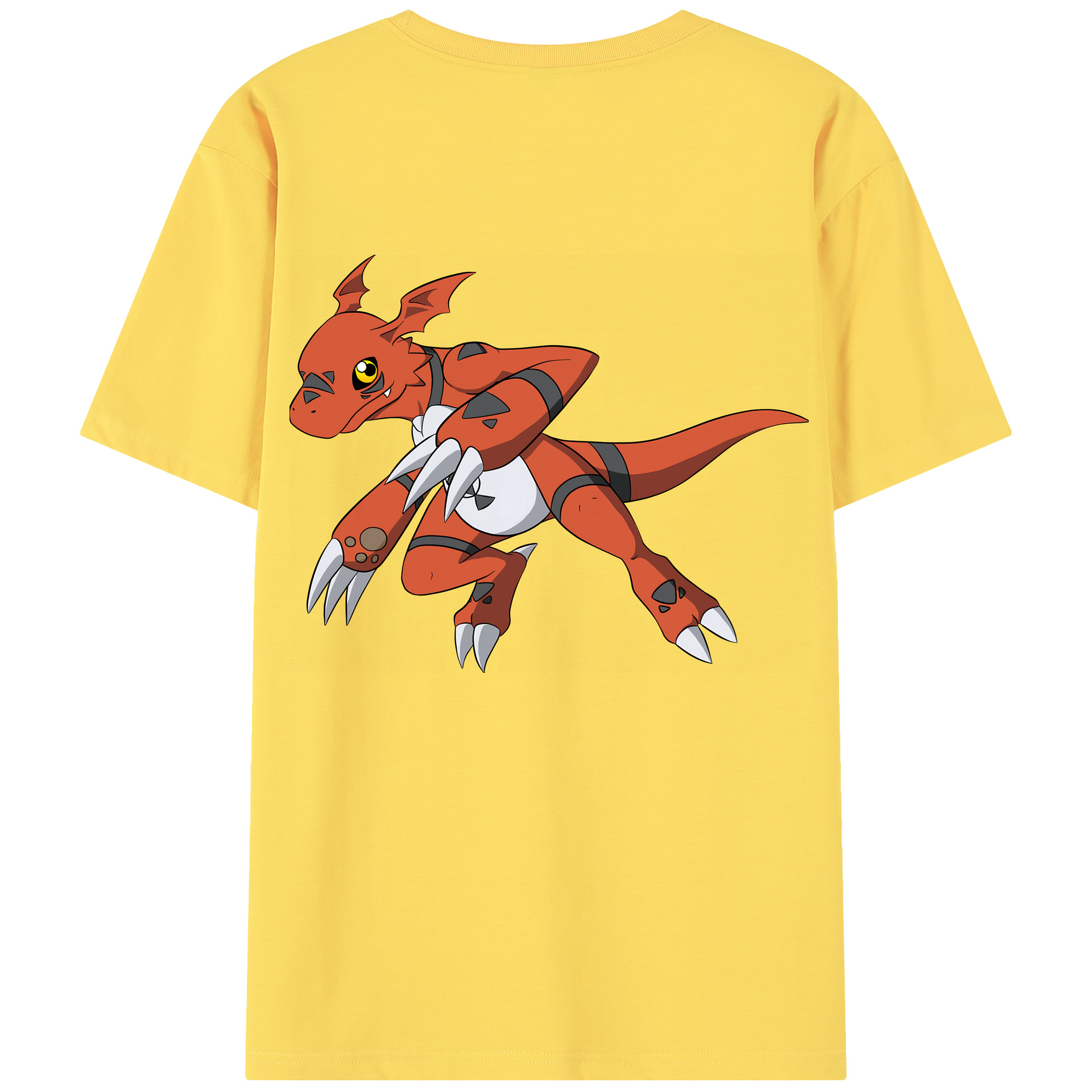 （画像用） Digimon デジタルモンスター/デジモン 綿100％半袖Tシャツ（背面プリント）