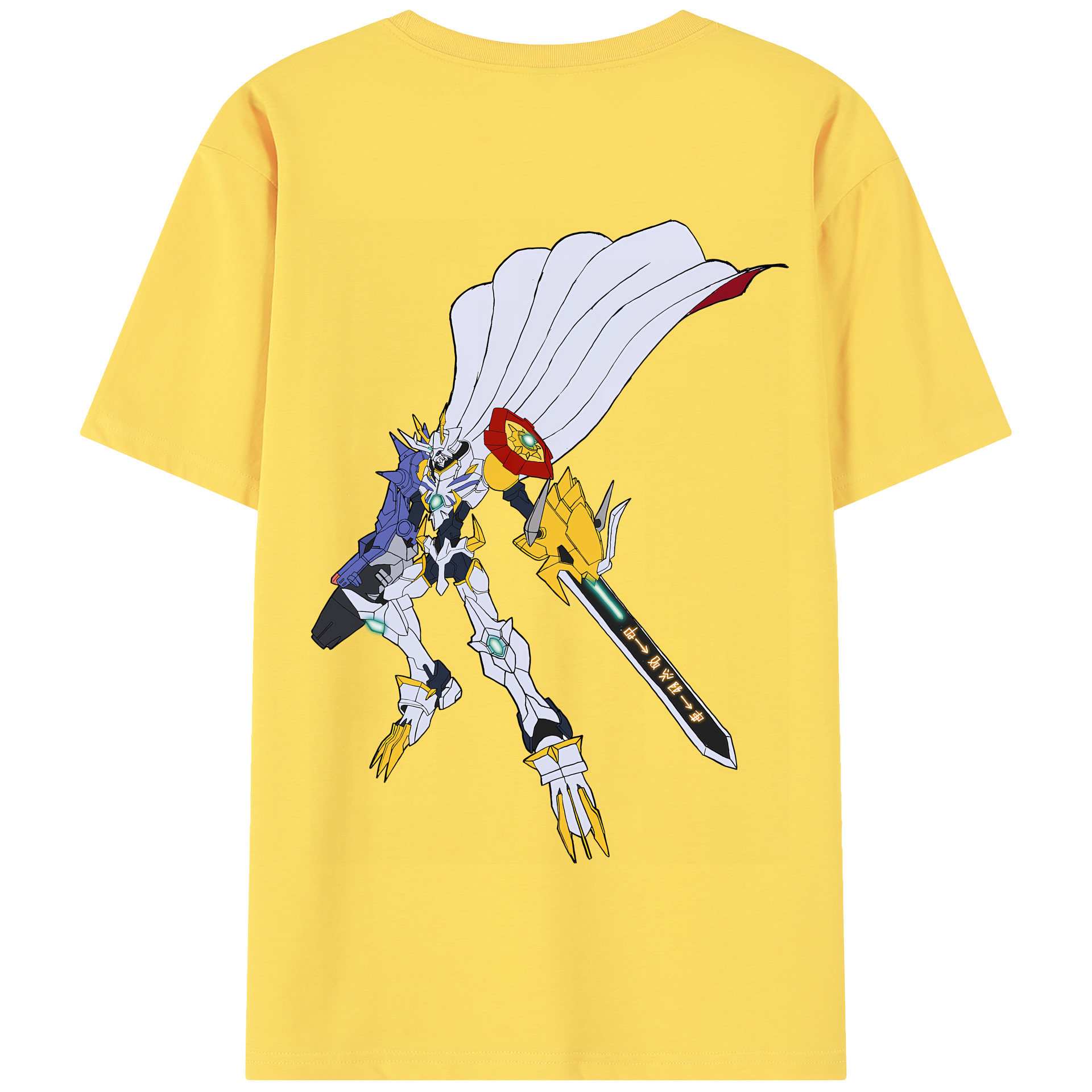 （画像用） Digimon デジタルモンスター/デジモン 綿100％半袖Tシャツ（背面プリント）