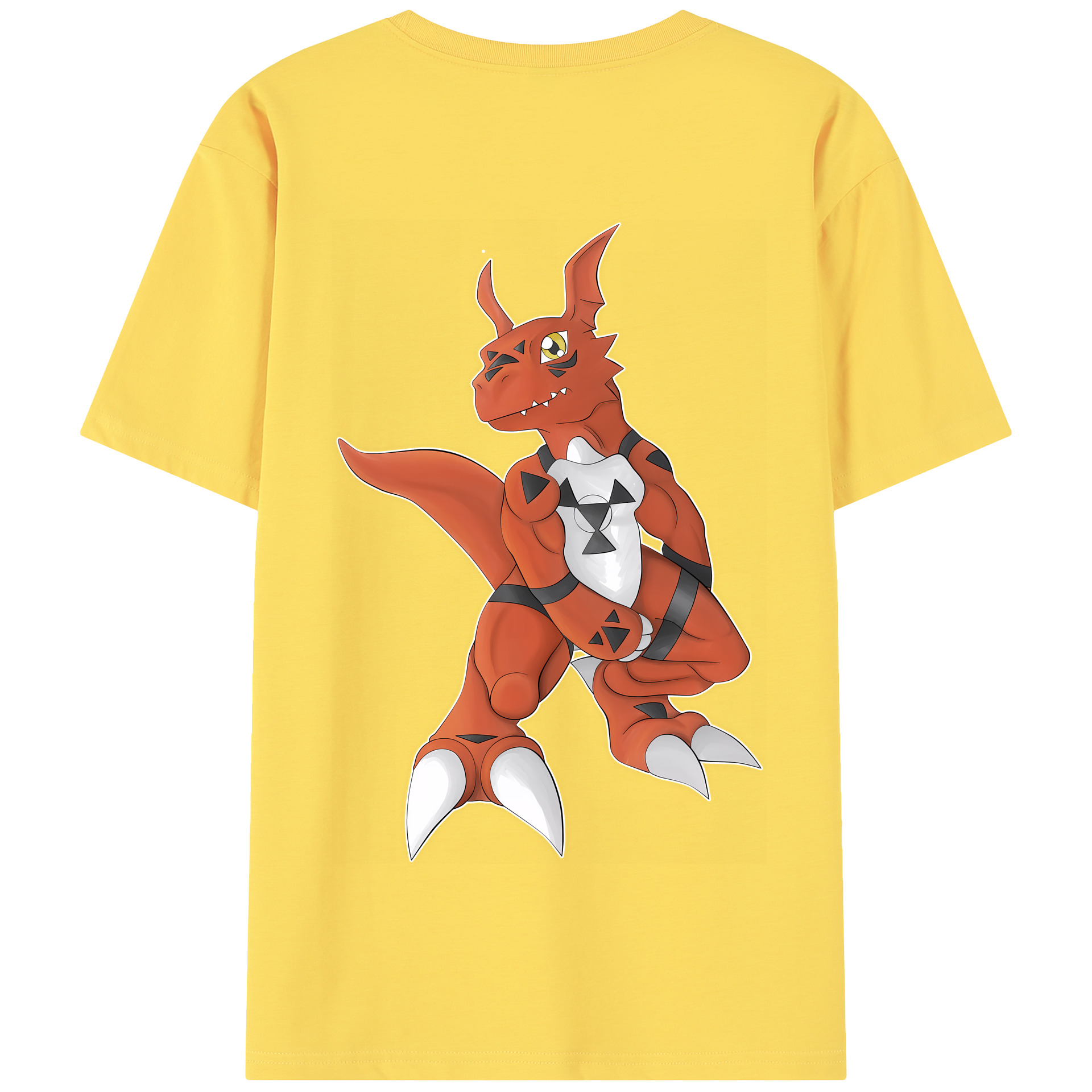 （画像用） Digimon デジタルモンスター/デジモン 綿100％半袖Tシャツ（背面プリント）