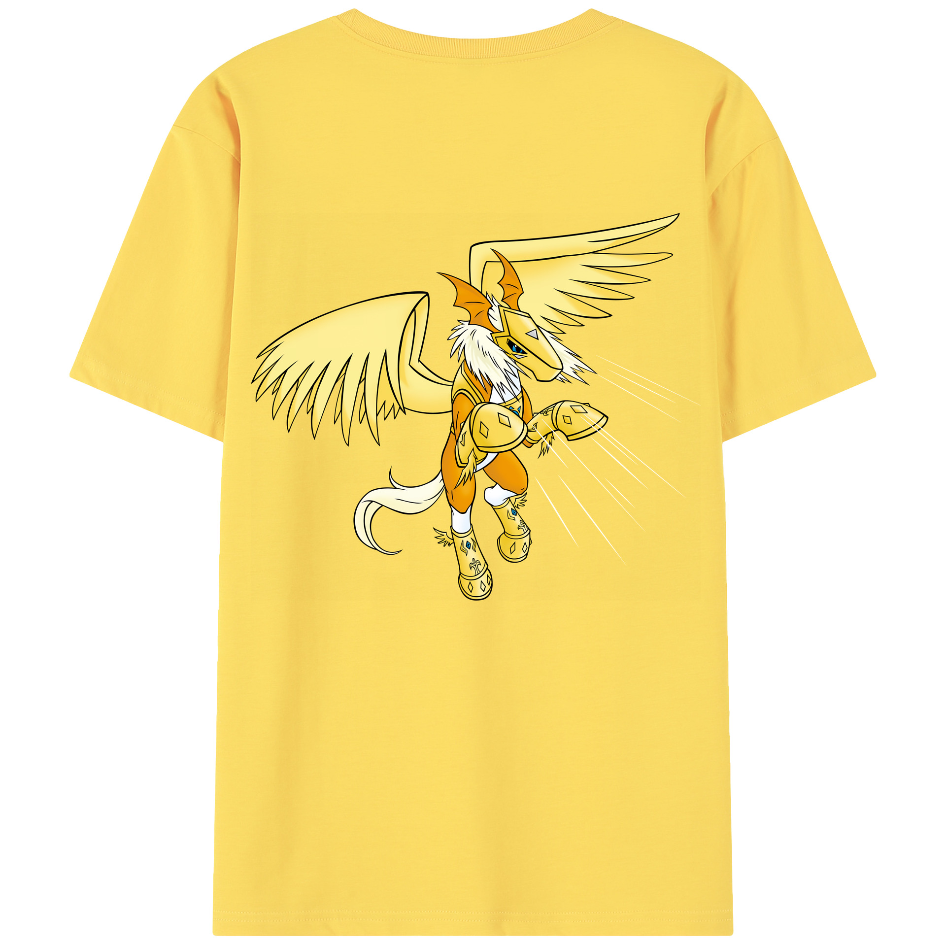 （画像用） Digimon デジタルモンスター/デジモン 綿100％半袖Tシャツ（背面プリント）