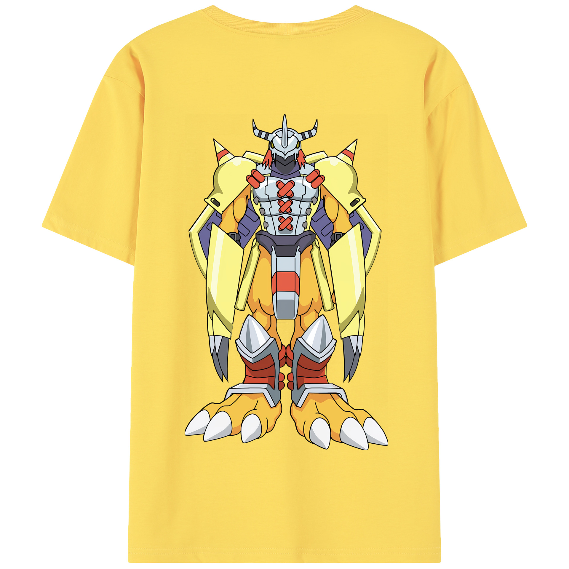 （画像用） Digimon デジタルモンスター/デジモン 綿100％半袖Tシャツ（背面プリント）