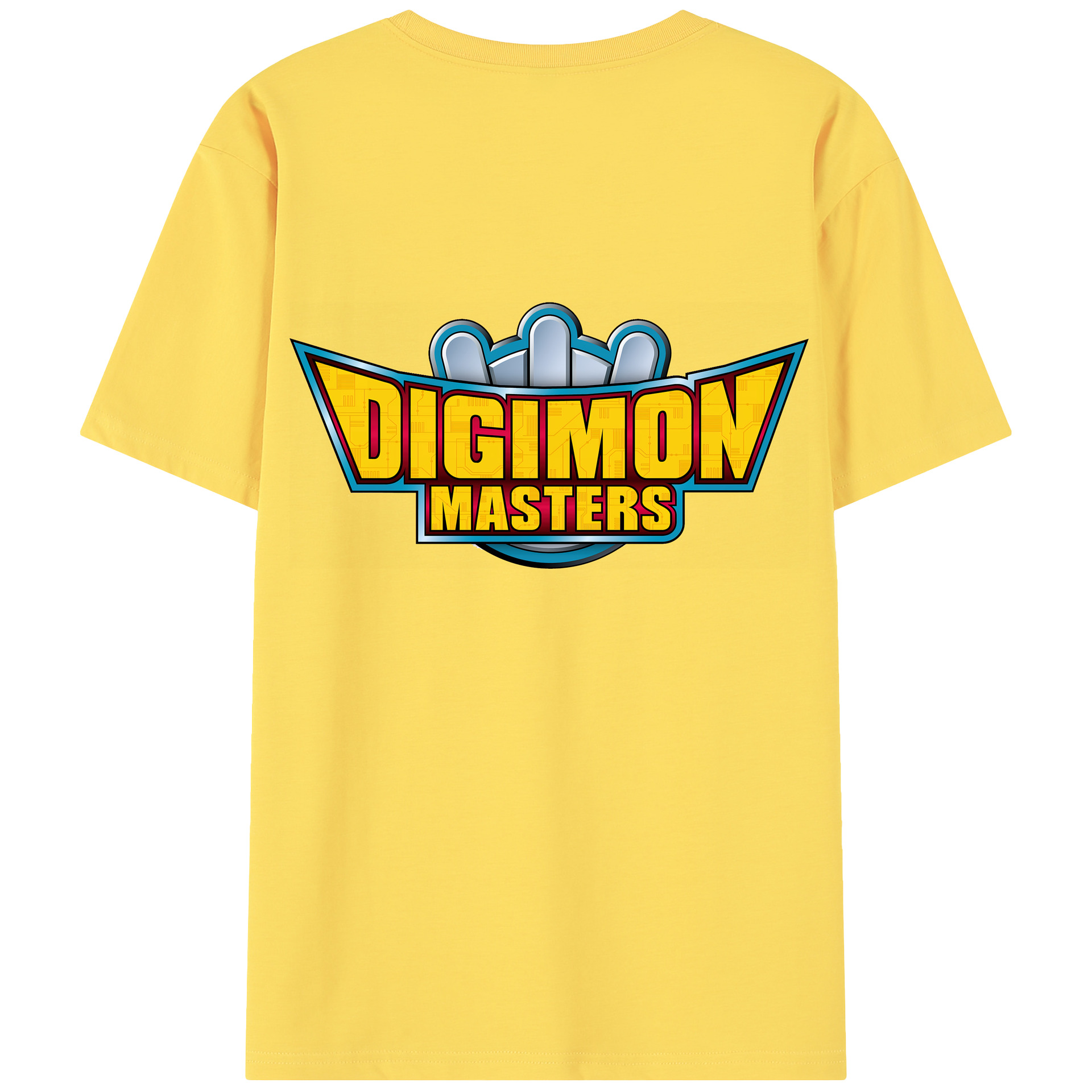（画像用） Digimon デジタルモンスター/デジモン 綿100％半袖Tシャツ（背面プリント）