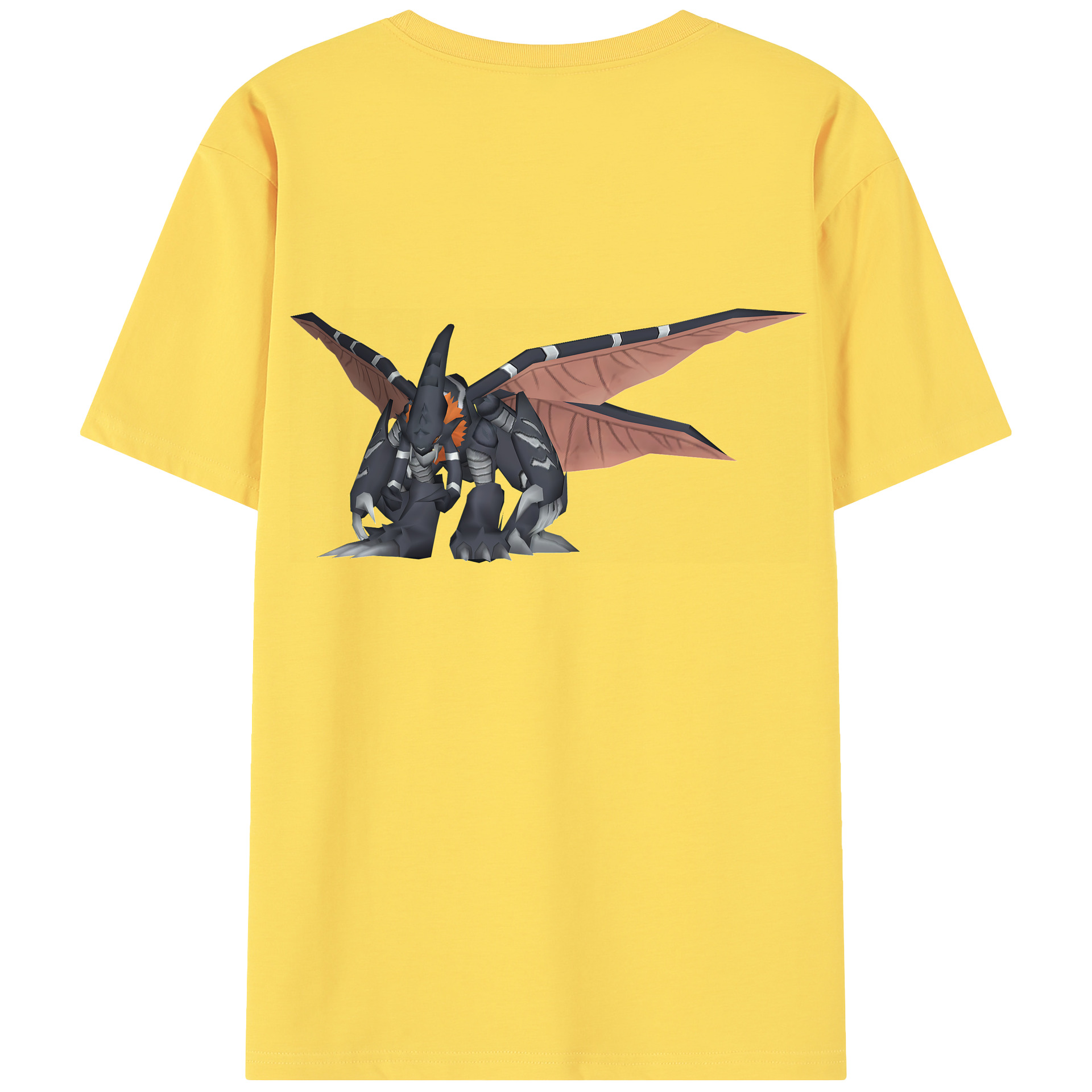 （画像用） Digimon デジタルモンスター/デジモン 綿100％半袖Tシャツ（背面プリント）