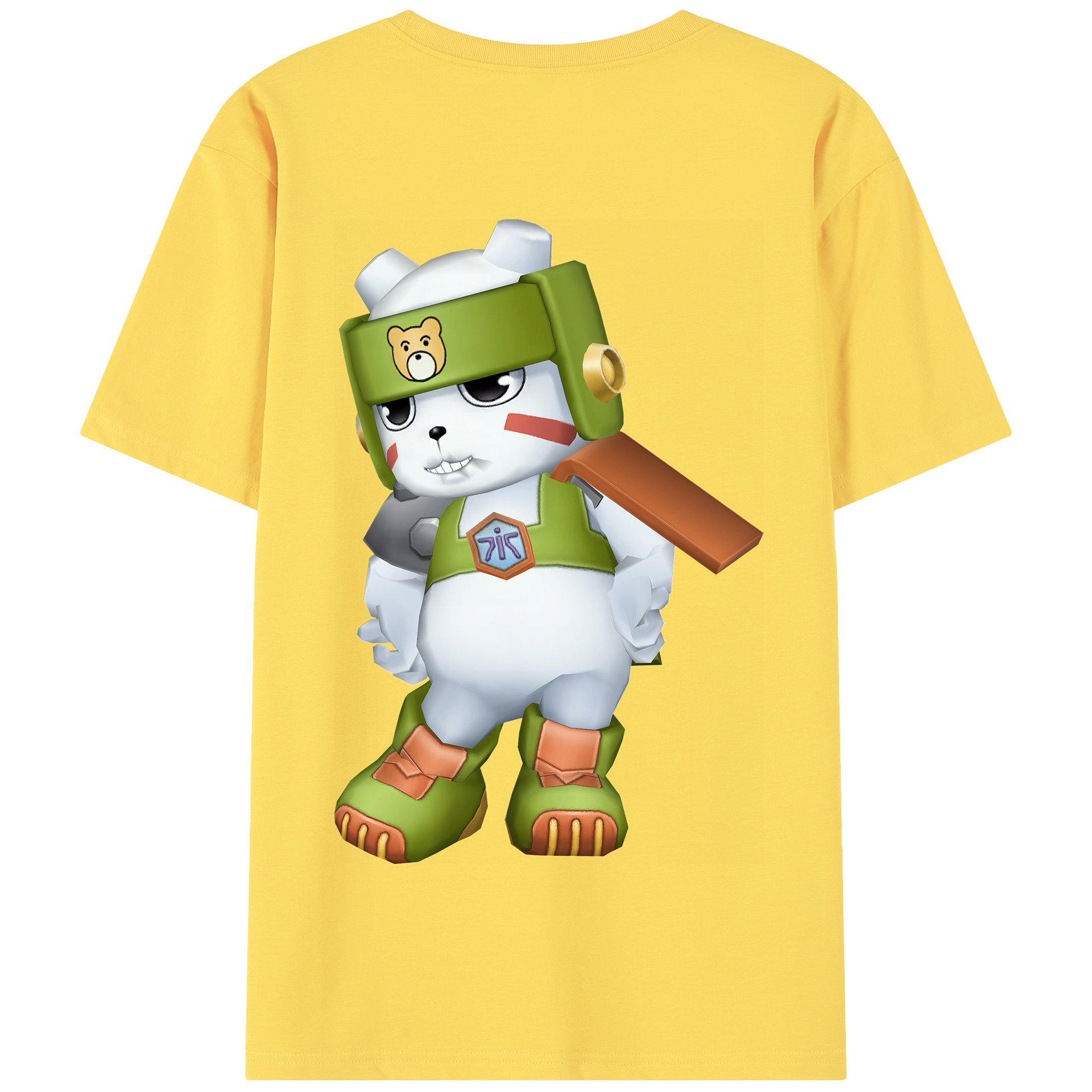 （画像用） Digimon デジタルモンスター/デジモン 綿100％半袖Tシャツ（背面プリント）