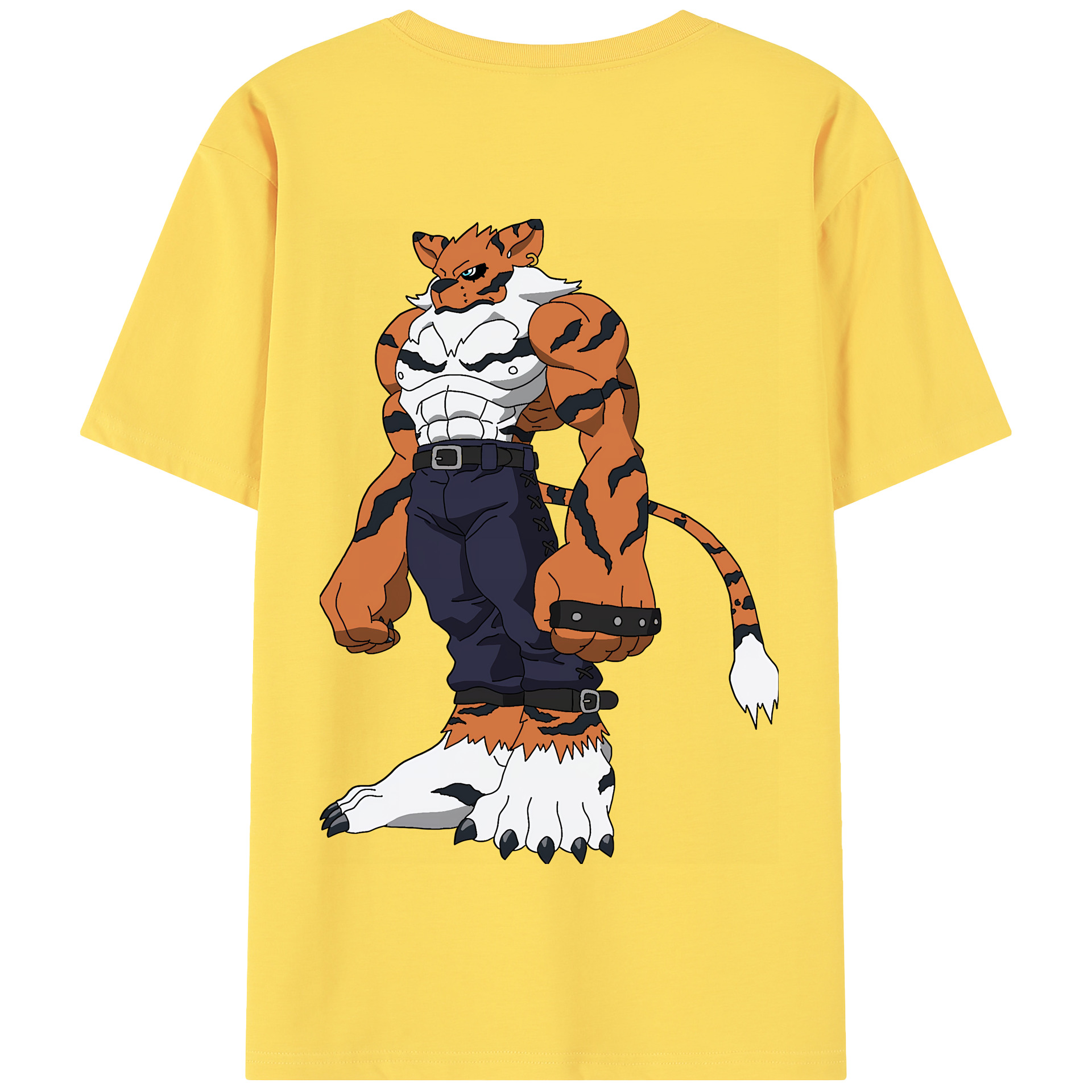 （画像用） Digimon デジタルモンスター/デジモン 綿100％半袖Tシャツ（背面プリント）