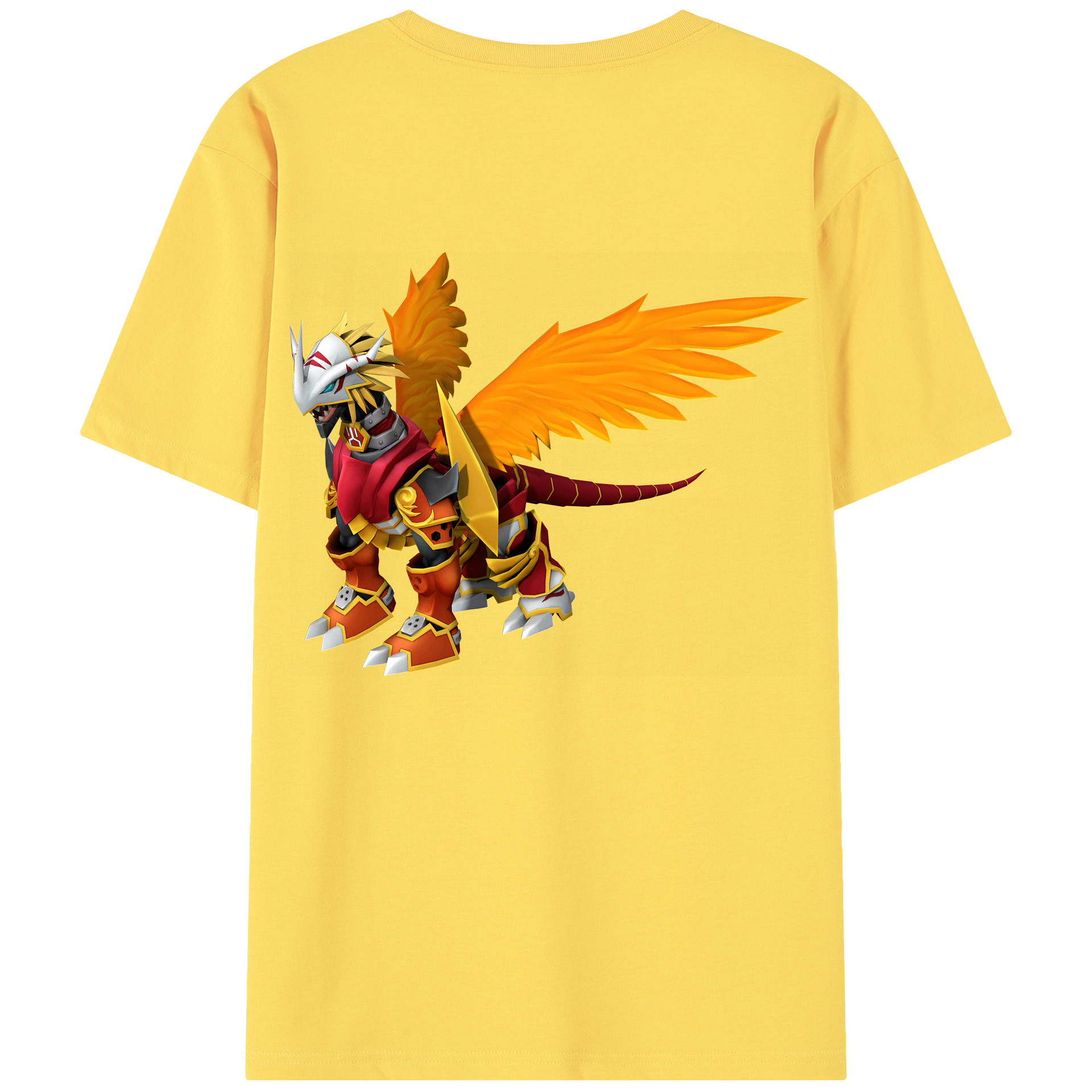 （画像用） Digimon デジタルモンスター/デジモン 綿100％半袖Tシャツ（背面プリント）