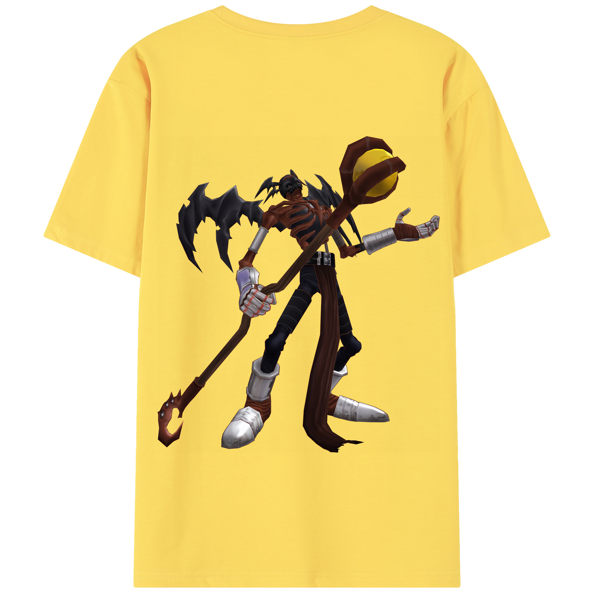 （画像用） Digimon デジタルモンスター/デジモン 綿100％半袖Tシャツ（背面プリント）