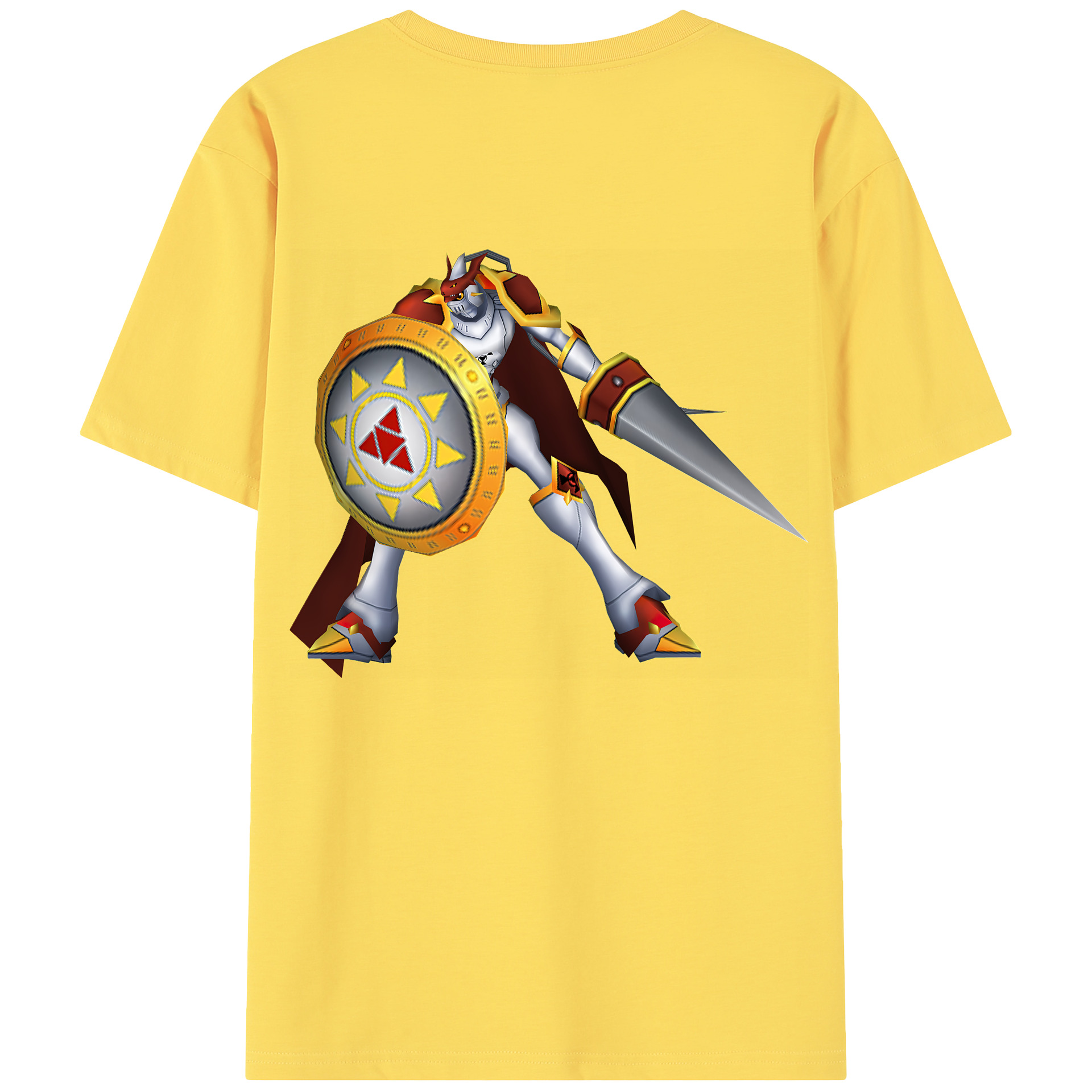 （画像用） Digimon デジタルモンスター/デジモン 綿100％半袖Tシャツ（背面プリント）