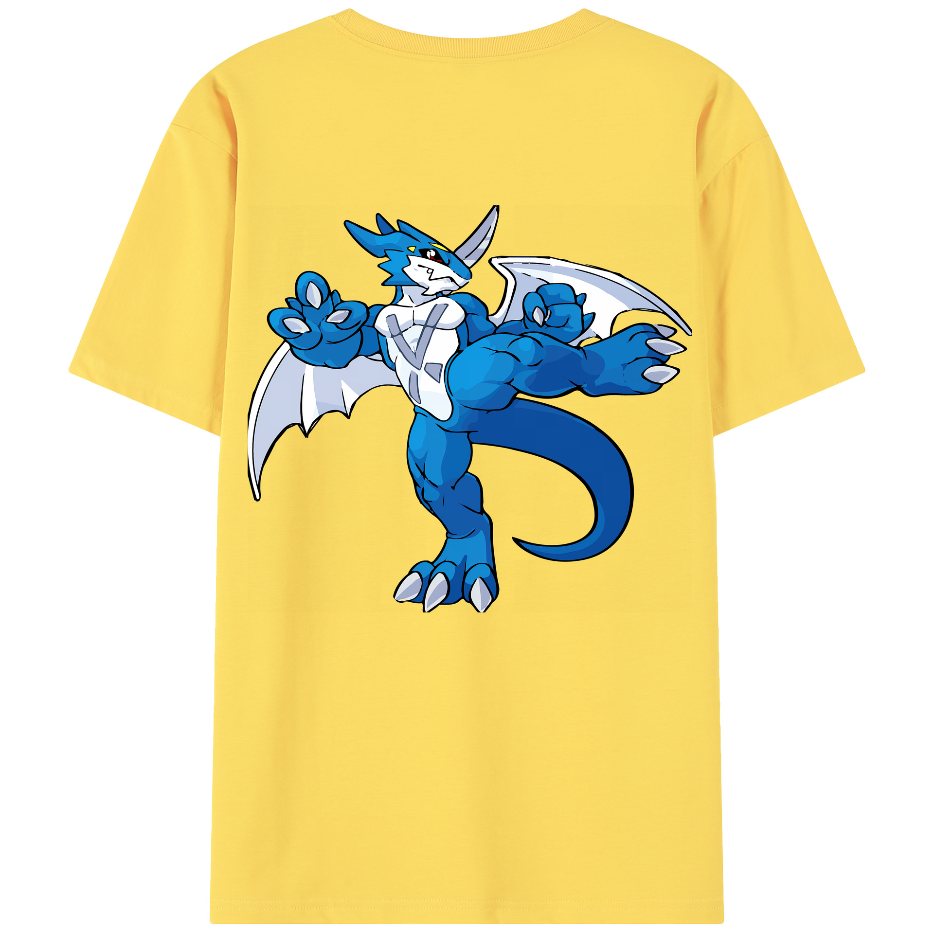 （画像用） Digimon デジタルモンスター/デジモン 綿100％半袖Tシャツ（背面プリント）