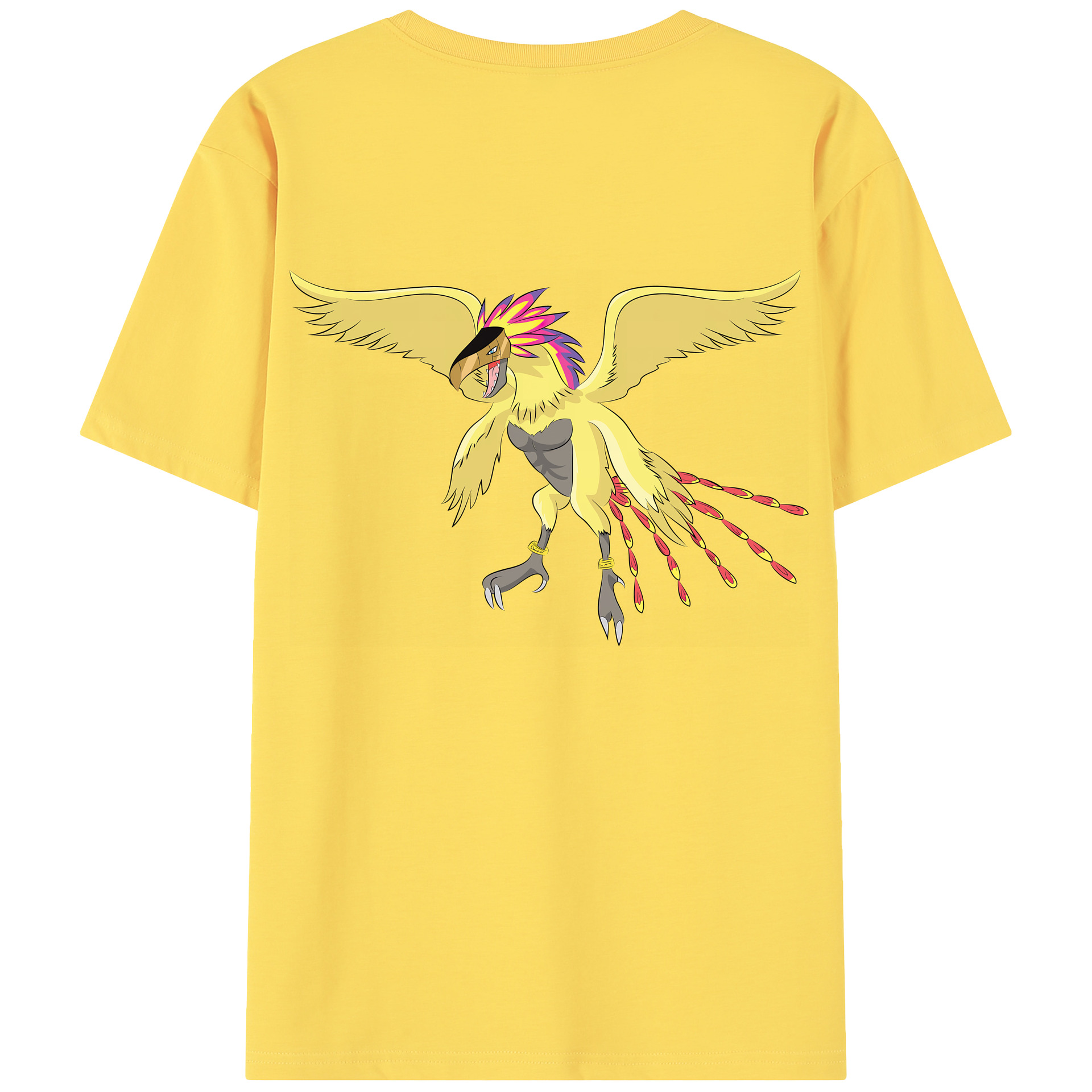 （画像用） Digimon デジタルモンスター/デジモン 綿100％半袖Tシャツ（背面プリント）