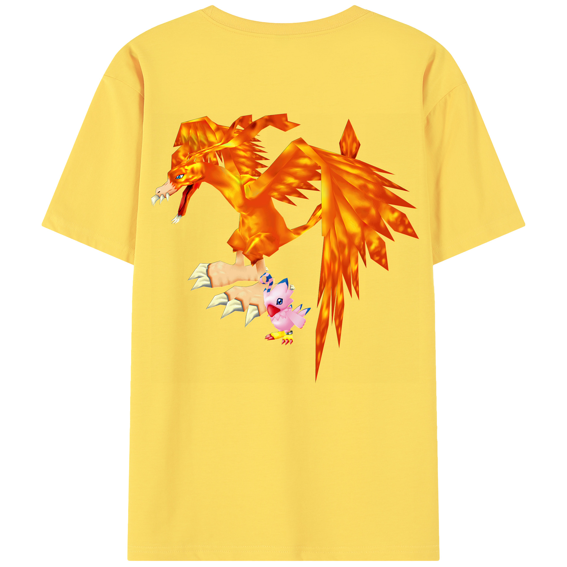 （画像用） Digimon デジタルモンスター/デジモン 綿100％半袖Tシャツ（背面プリント）