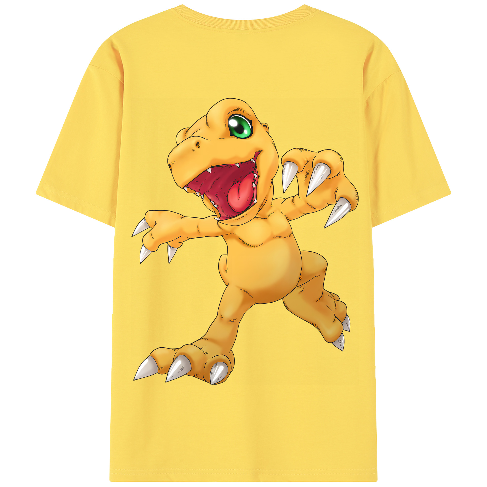（画像用） Digimon デジタルモンスター/デジモン 綿100％半袖Tシャツ（背面プリント）