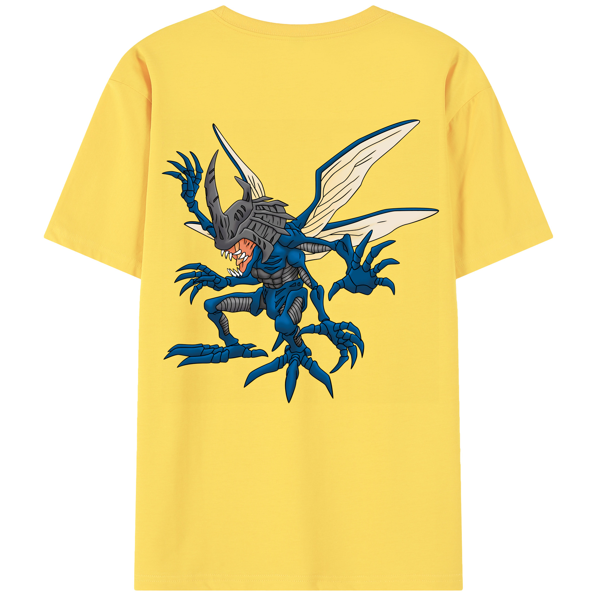 （画像用） Digimon デジタルモンスター/デジモン 綿100％半袖Tシャツ（背面プリント）