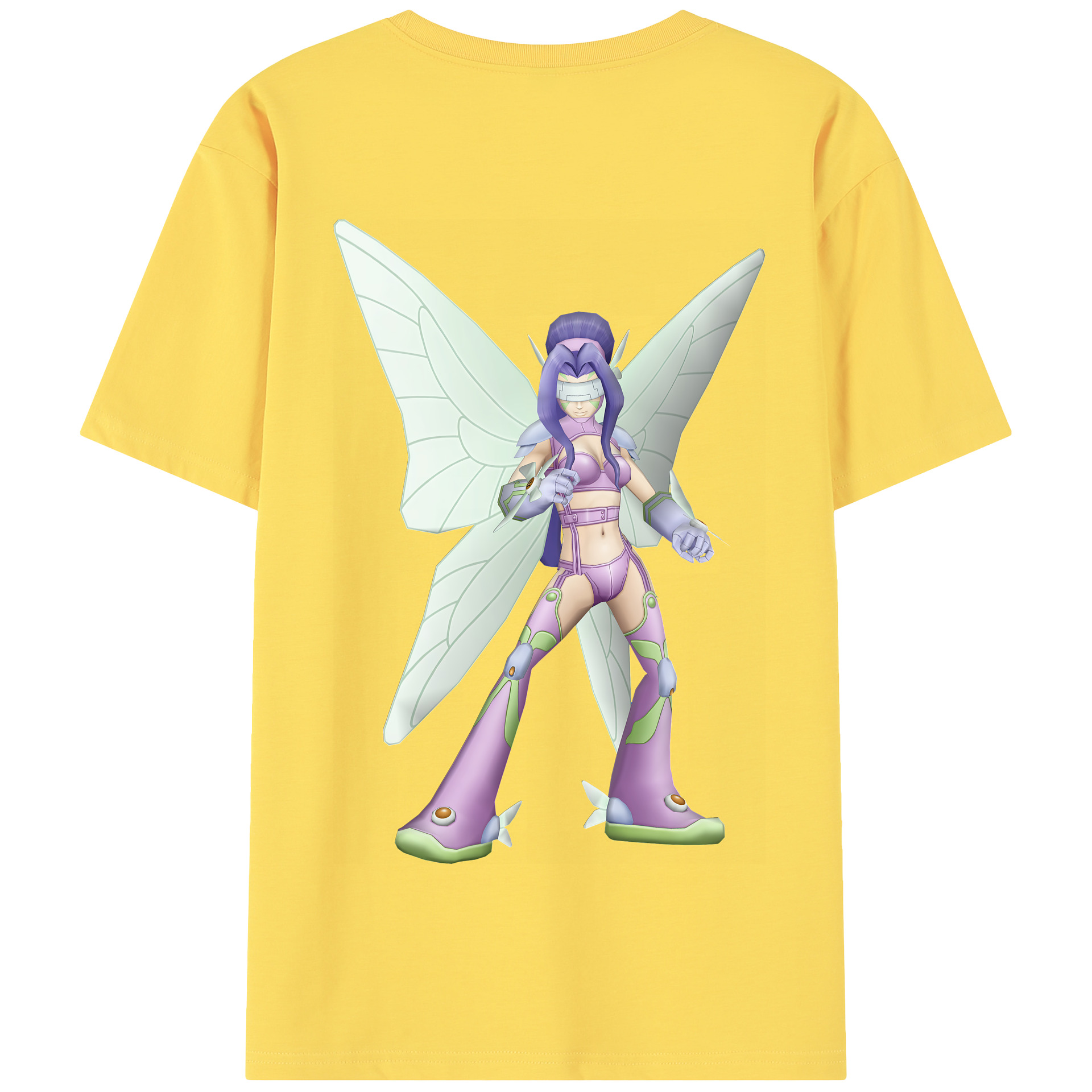 （画像用） Digimon デジタルモンスター/デジモン 綿100％半袖Tシャツ（背面プリント）