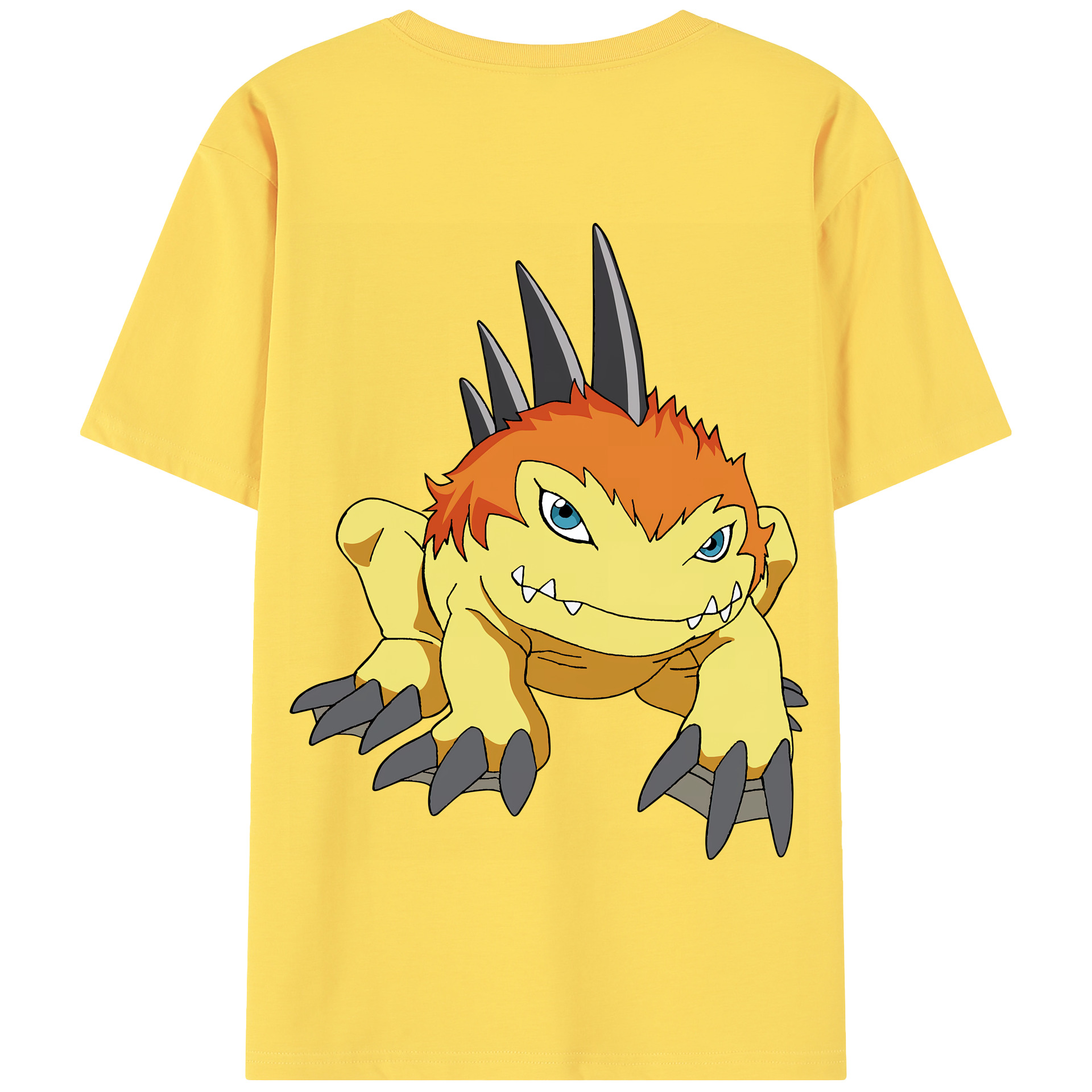 （画像用） Digimon デジタルモンスター/デジモン 綿100％半袖Tシャツ（背面プリント）