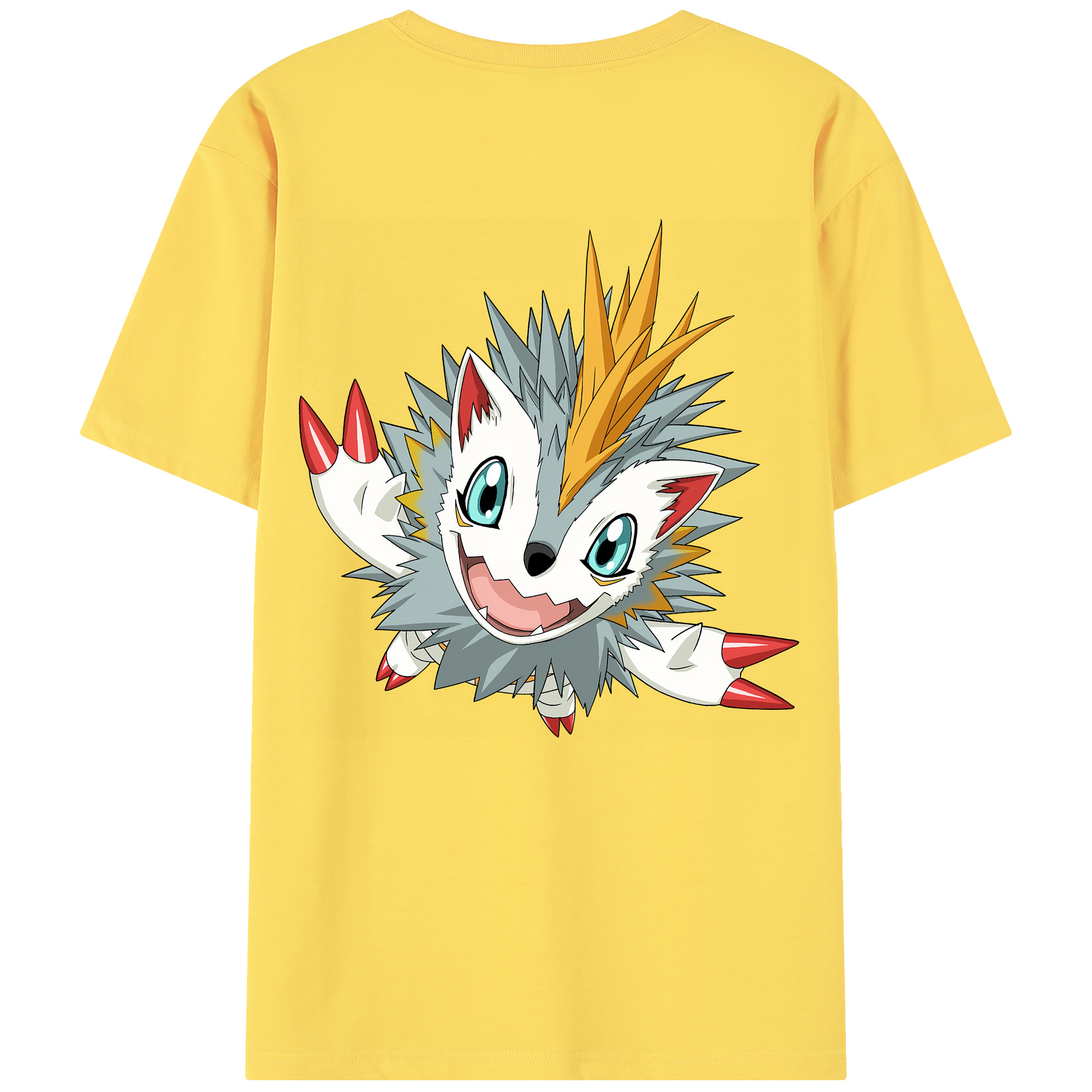 （画像用） Digimon デジタルモンスター/デジモン 綿100％半袖Tシャツ（背面プリント）