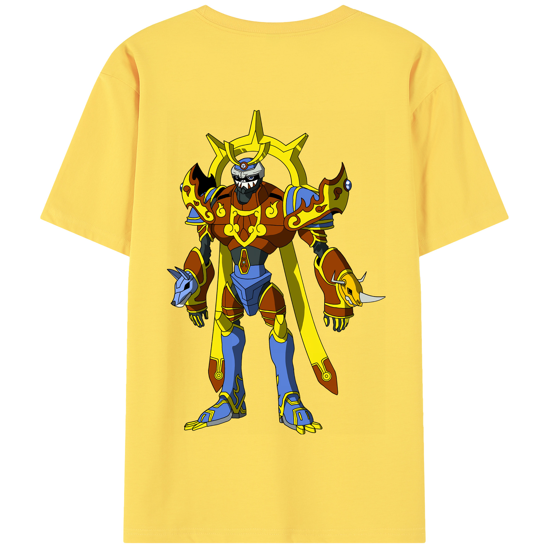 （画像用） Digimon デジタルモンスター/デジモン 綿100％半袖Tシャツ（背面プリント）